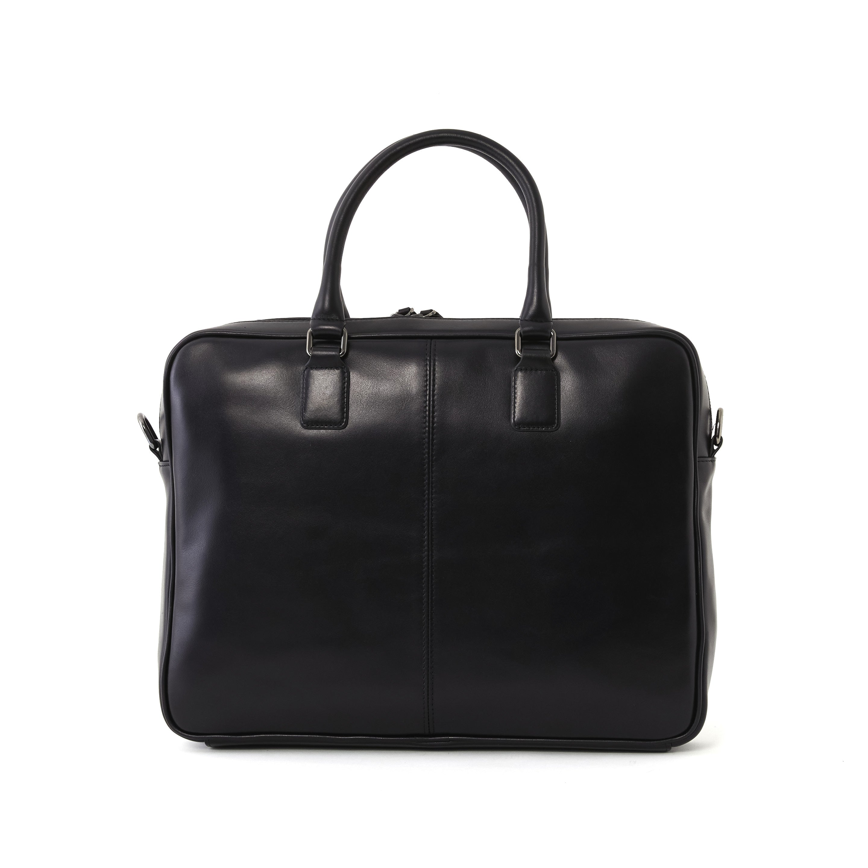 Men's Calf Leather Knit Pattern Handmade Laptop Bag U25013 6