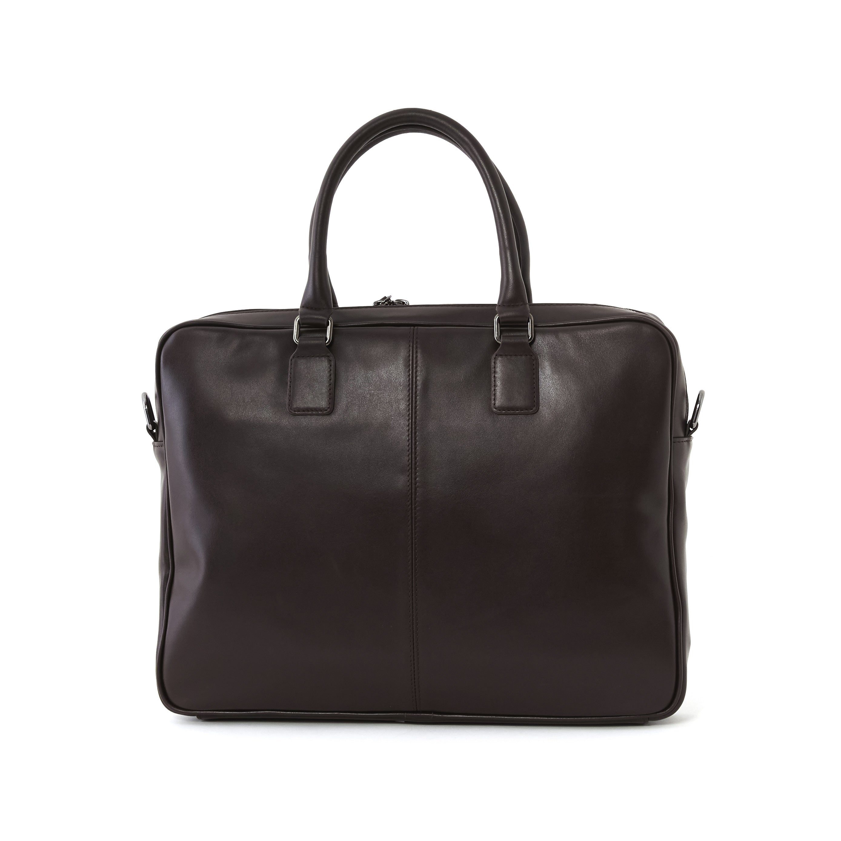Men's Calf Leather Knit Pattern Handmade Laptop Bag U25013 10
