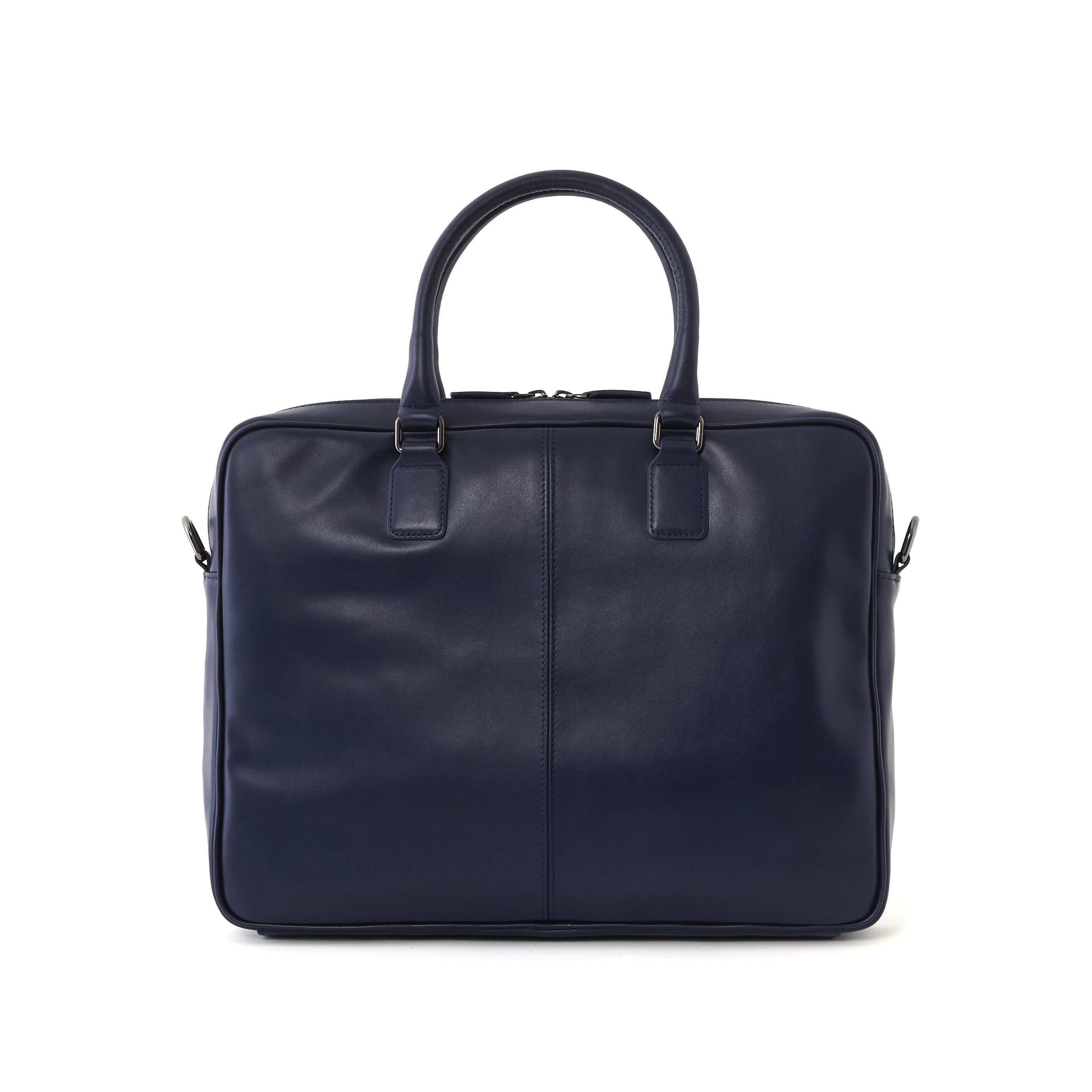 Men's Calf Leather Knit Pattern Handmade Laptop Bag U25013 3