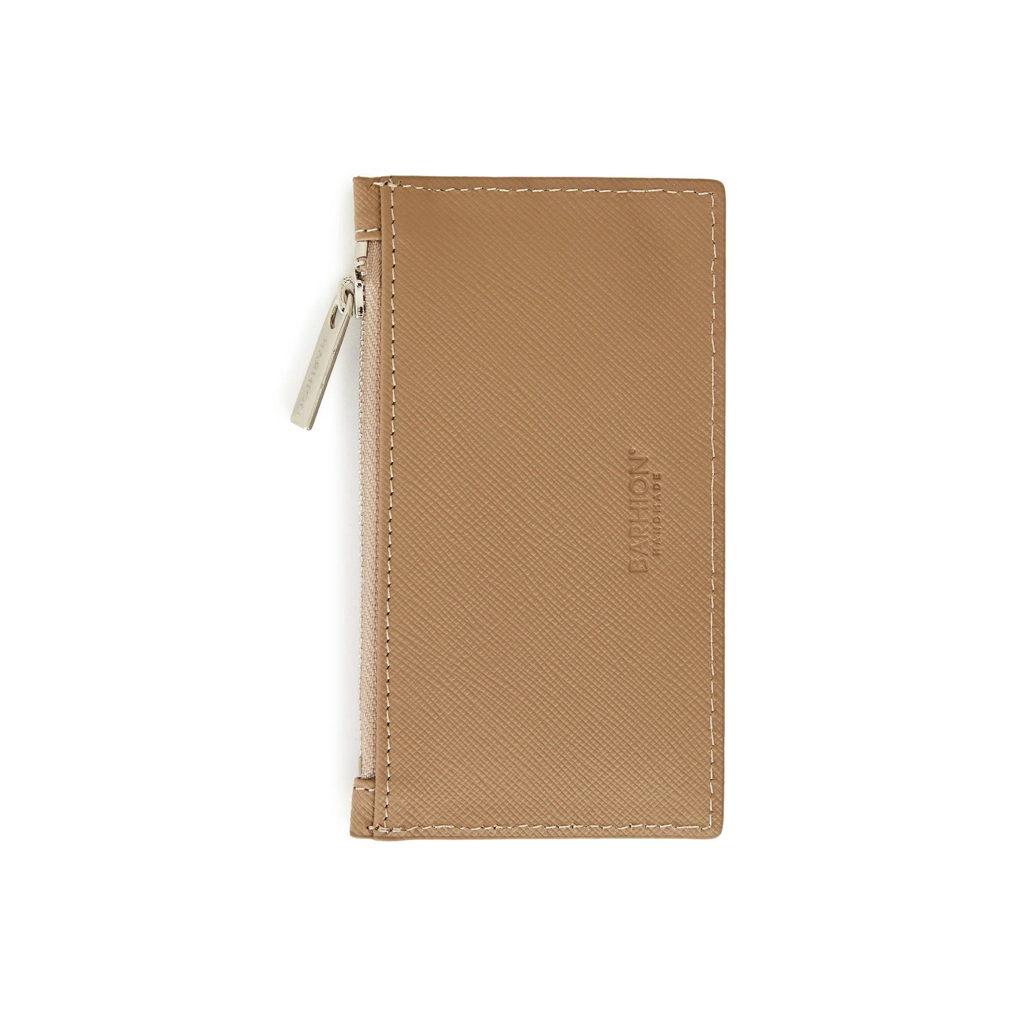 Men's Calf Leather Saffiano Handmade Cardholder Wallet U25016 15