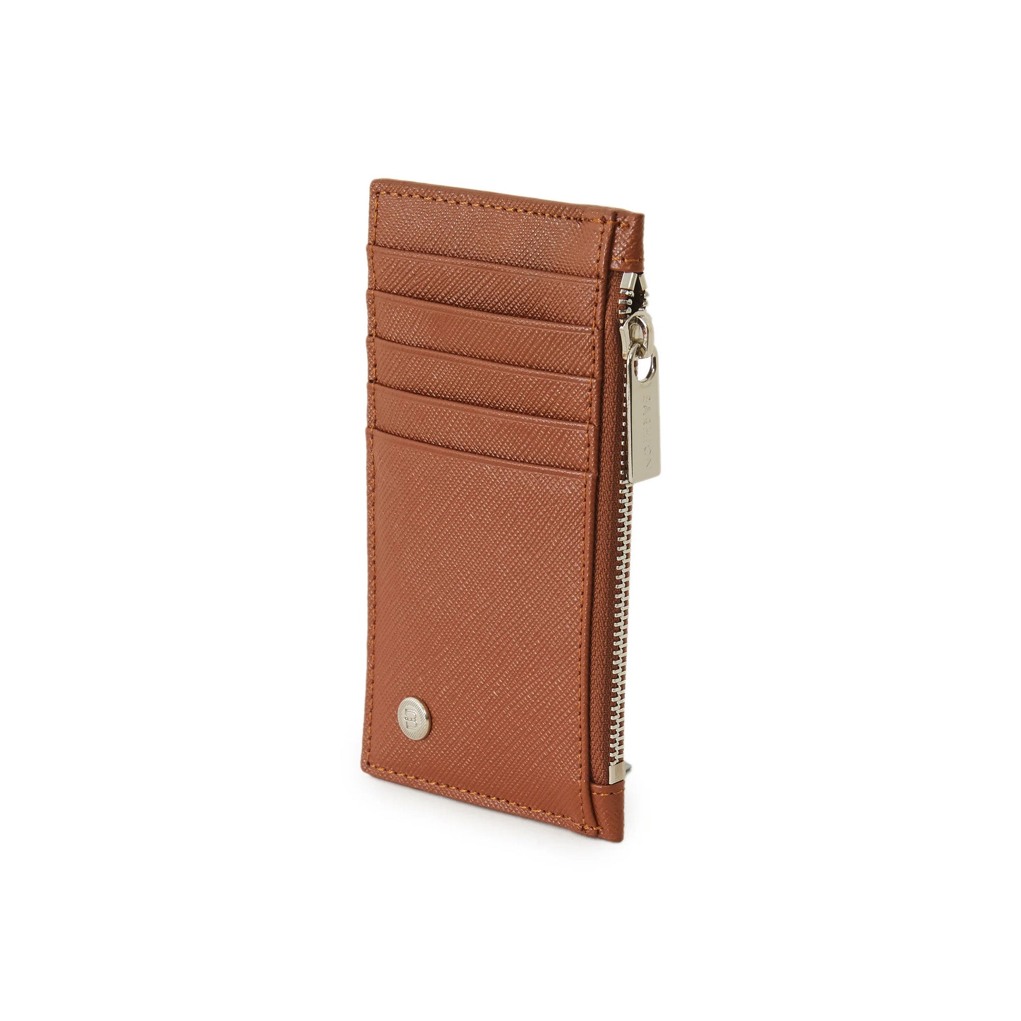 Men's Calf Leather Saffiano Handmade Cardholder Wallet U25016 3