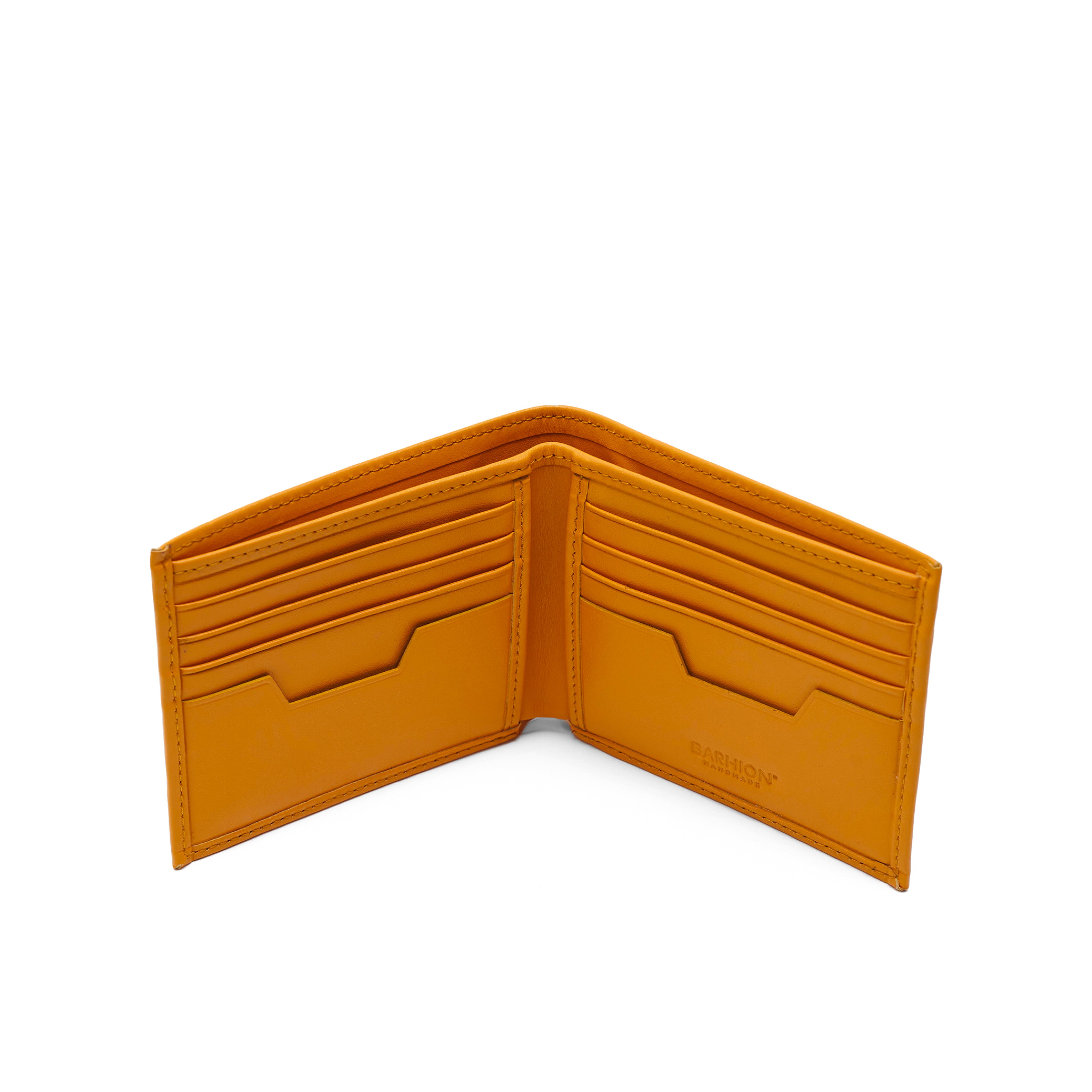 Men's Calf Leather Handmade Wallet M25019 24