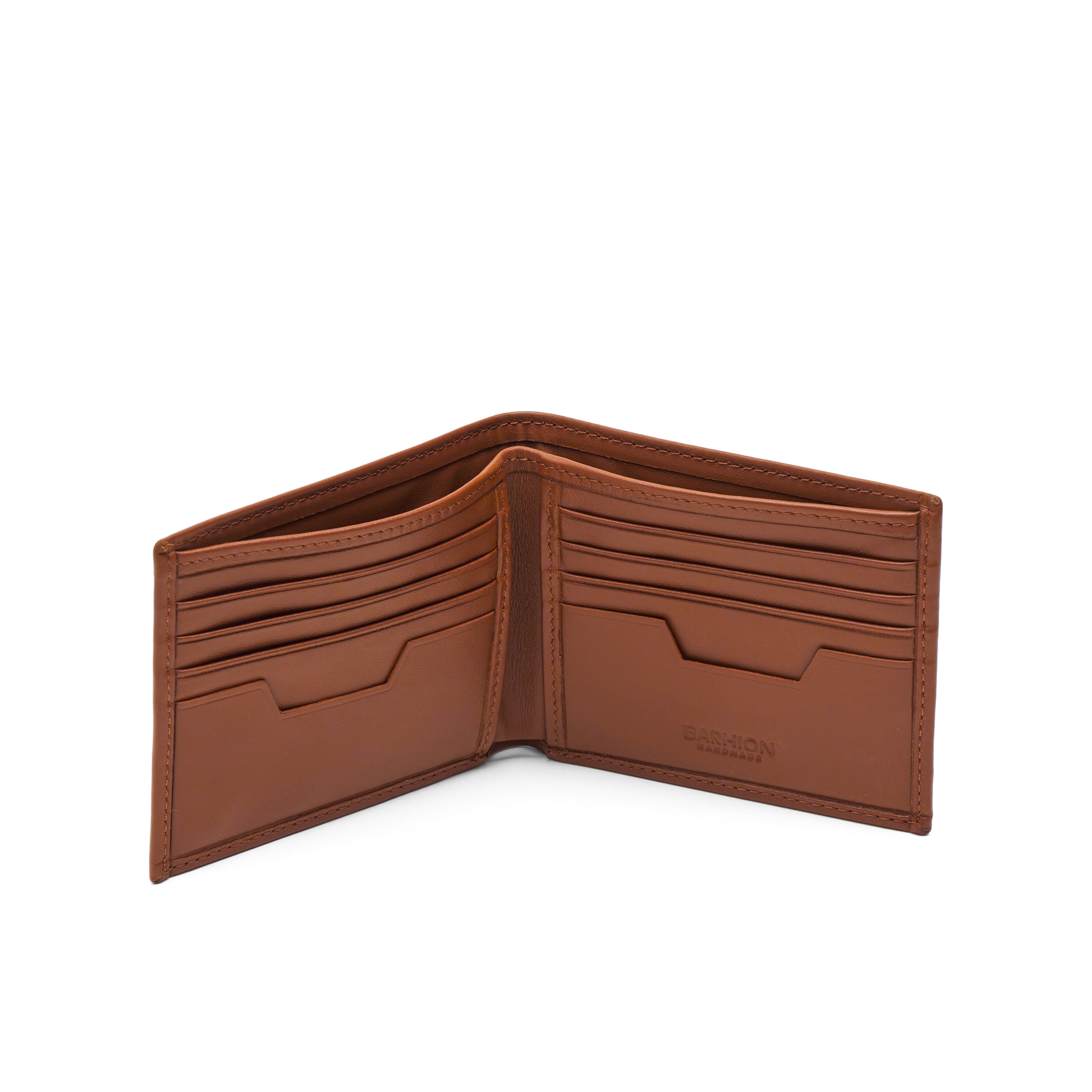 Men's Calf Leather Handmade Wallet M25019 29