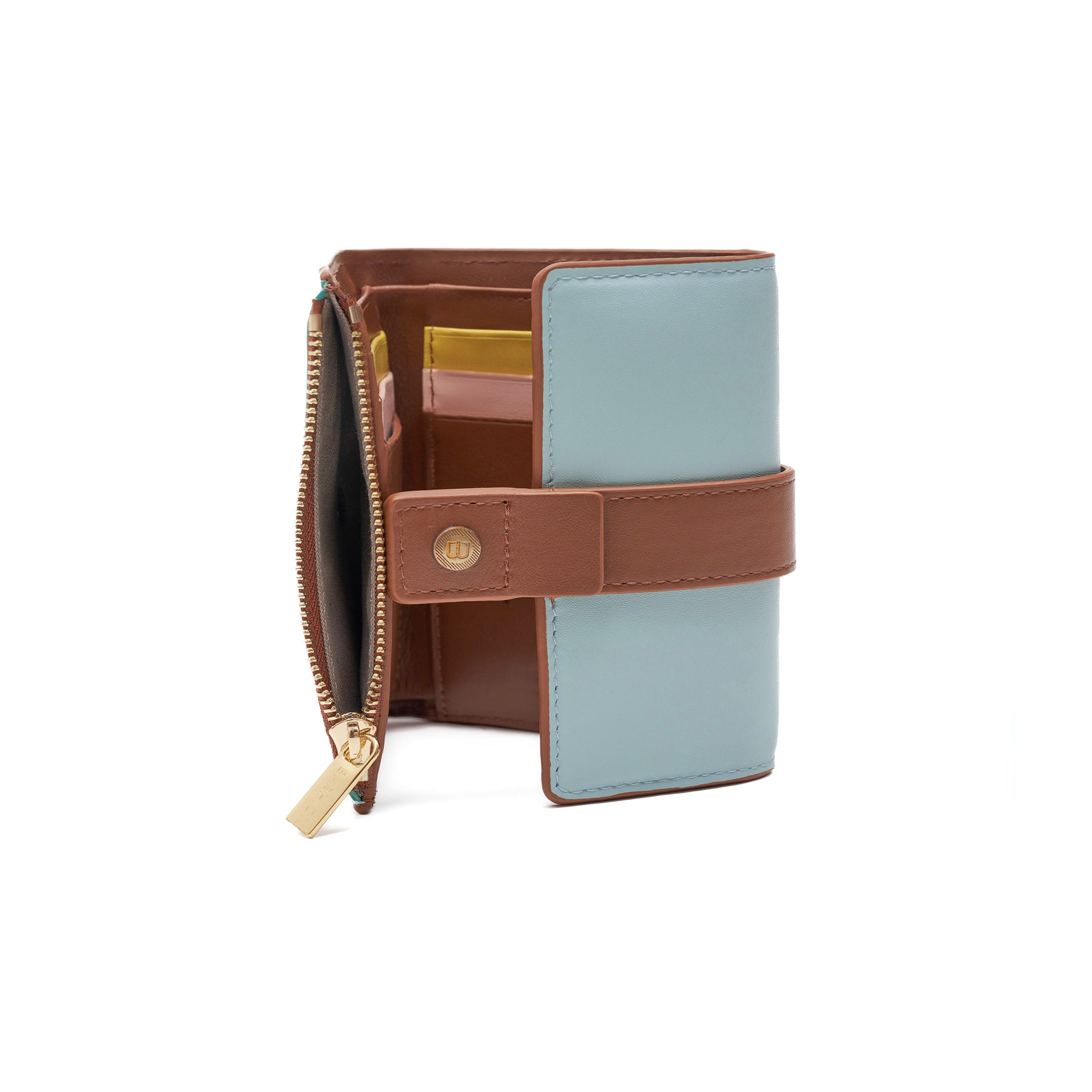 Women's Calf Leather Handmade Wallet W25023 18