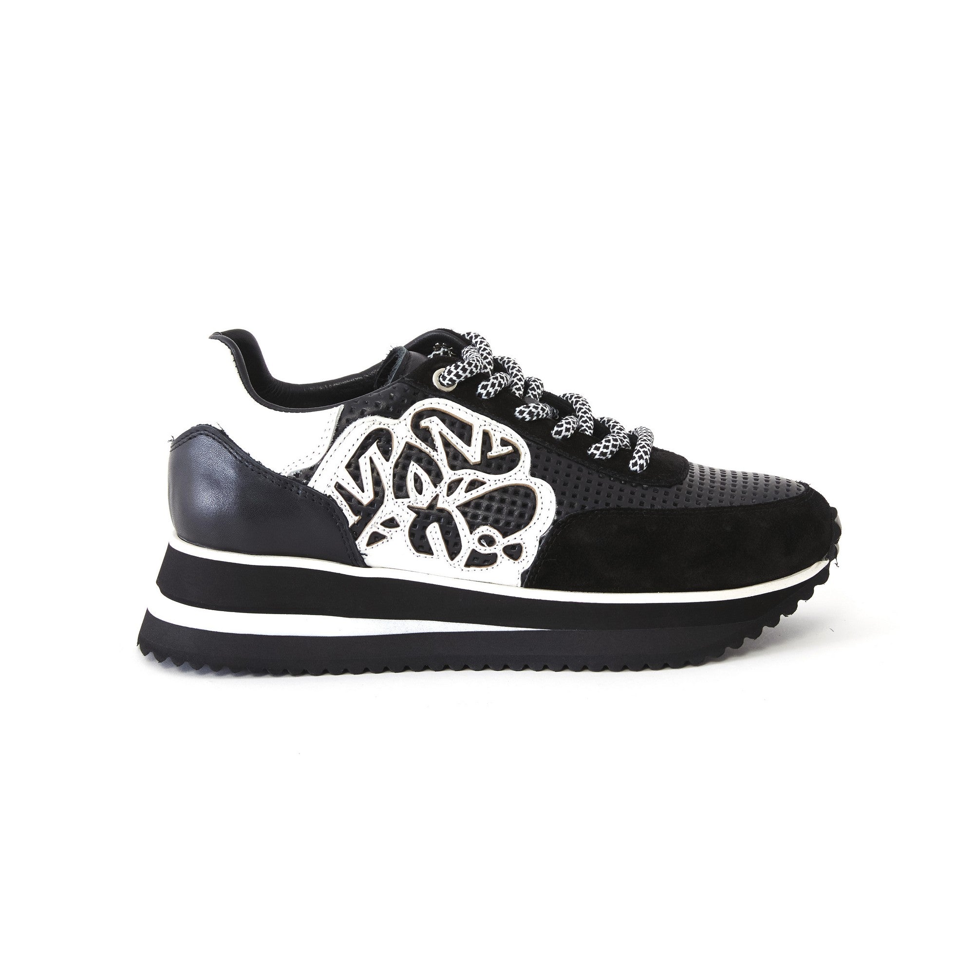 Women's Suede Calf Leather Handmade Sneakers W5013 13