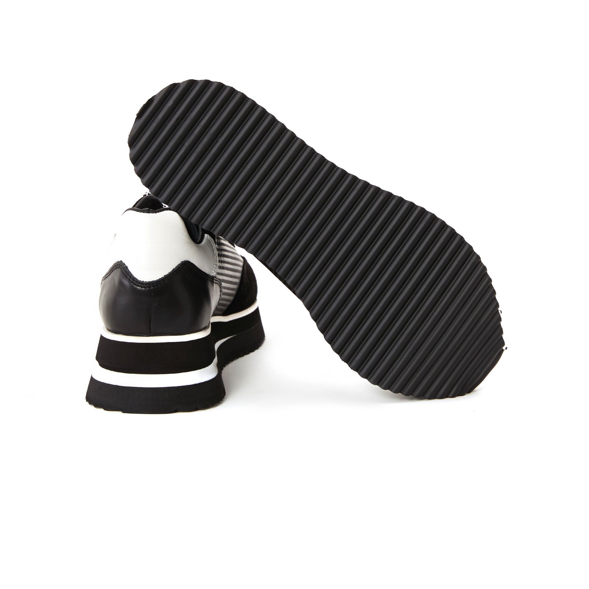 Women's Suede Calf Leather Handmade Sneakers W5013 16