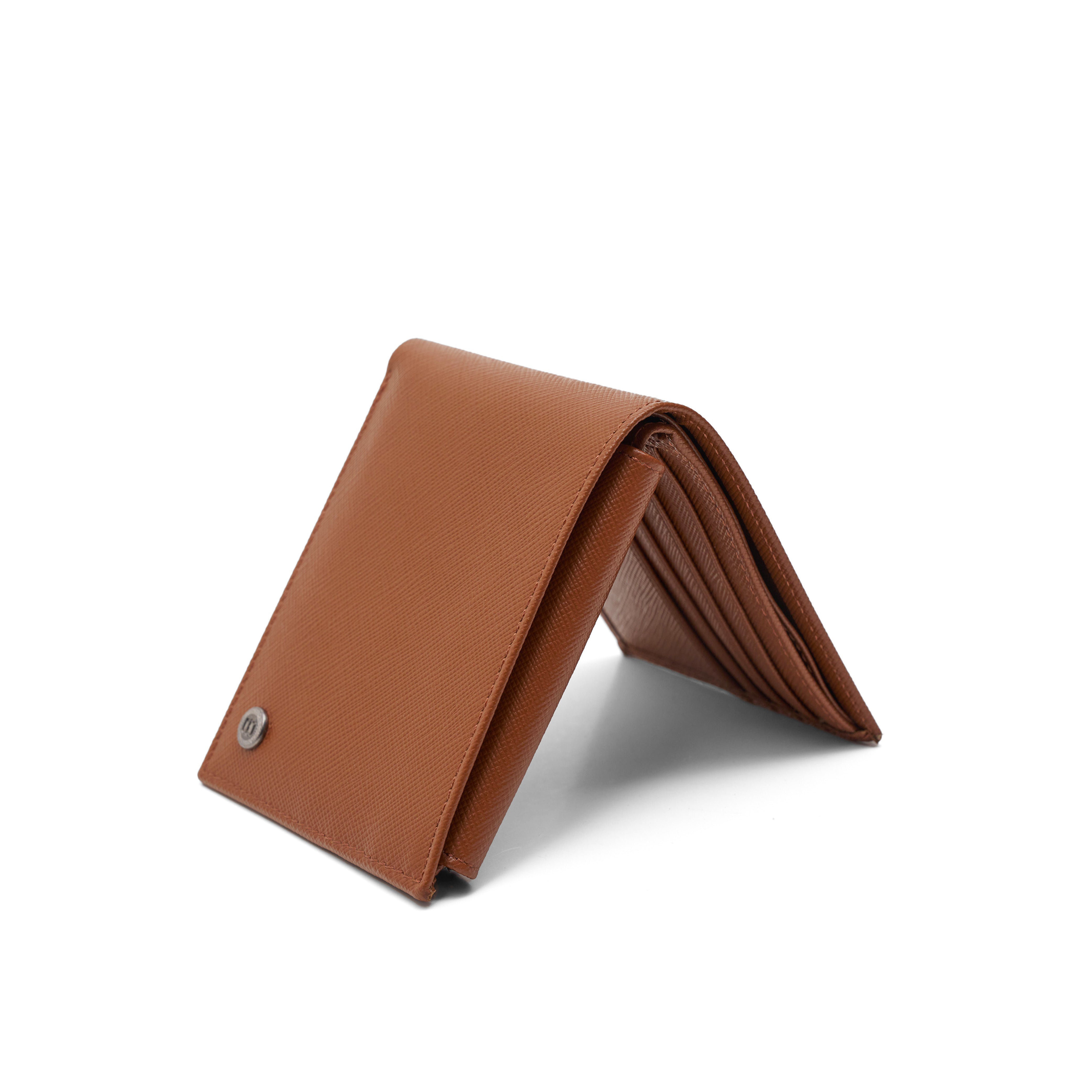 Men's Calf Leather Saffiano Handmade Wallet M25017 20