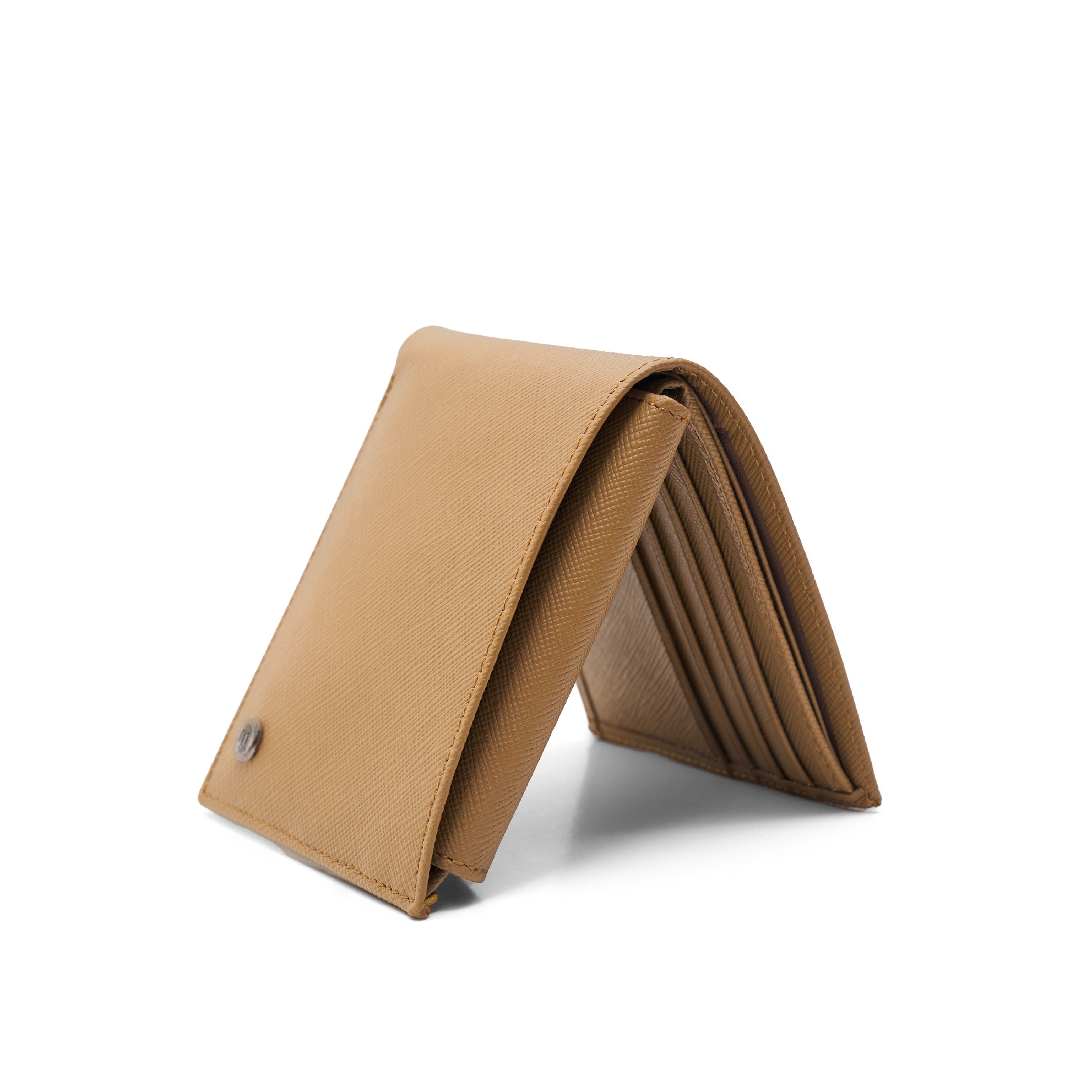 Men's Calf Leather Saffiano Handmade Wallet M25017 6