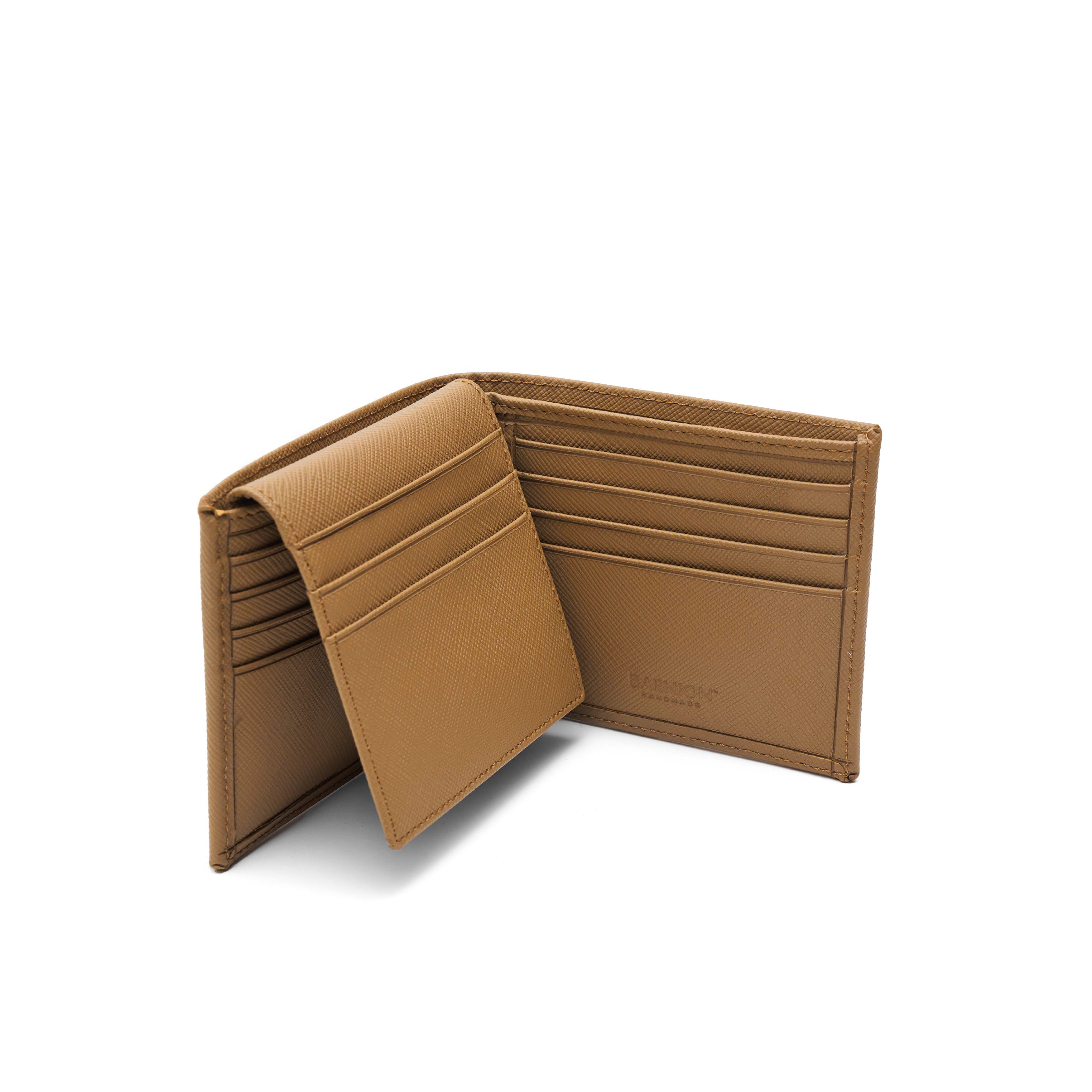 Men's Calf Leather Saffiano Handmade Wallet M25017 3