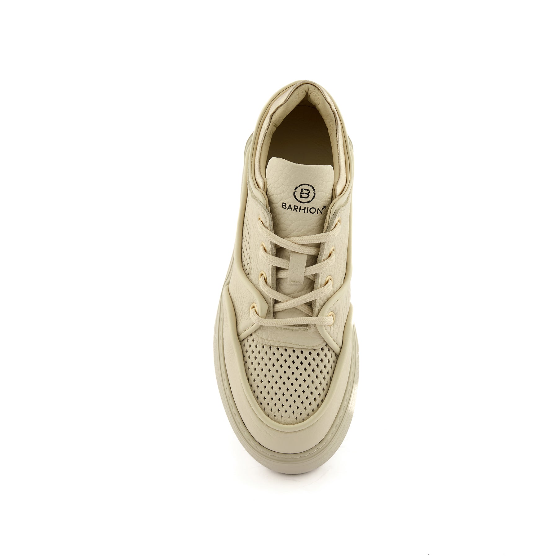 Women’s Tan Handmade Calf Leather Sneakers W5033