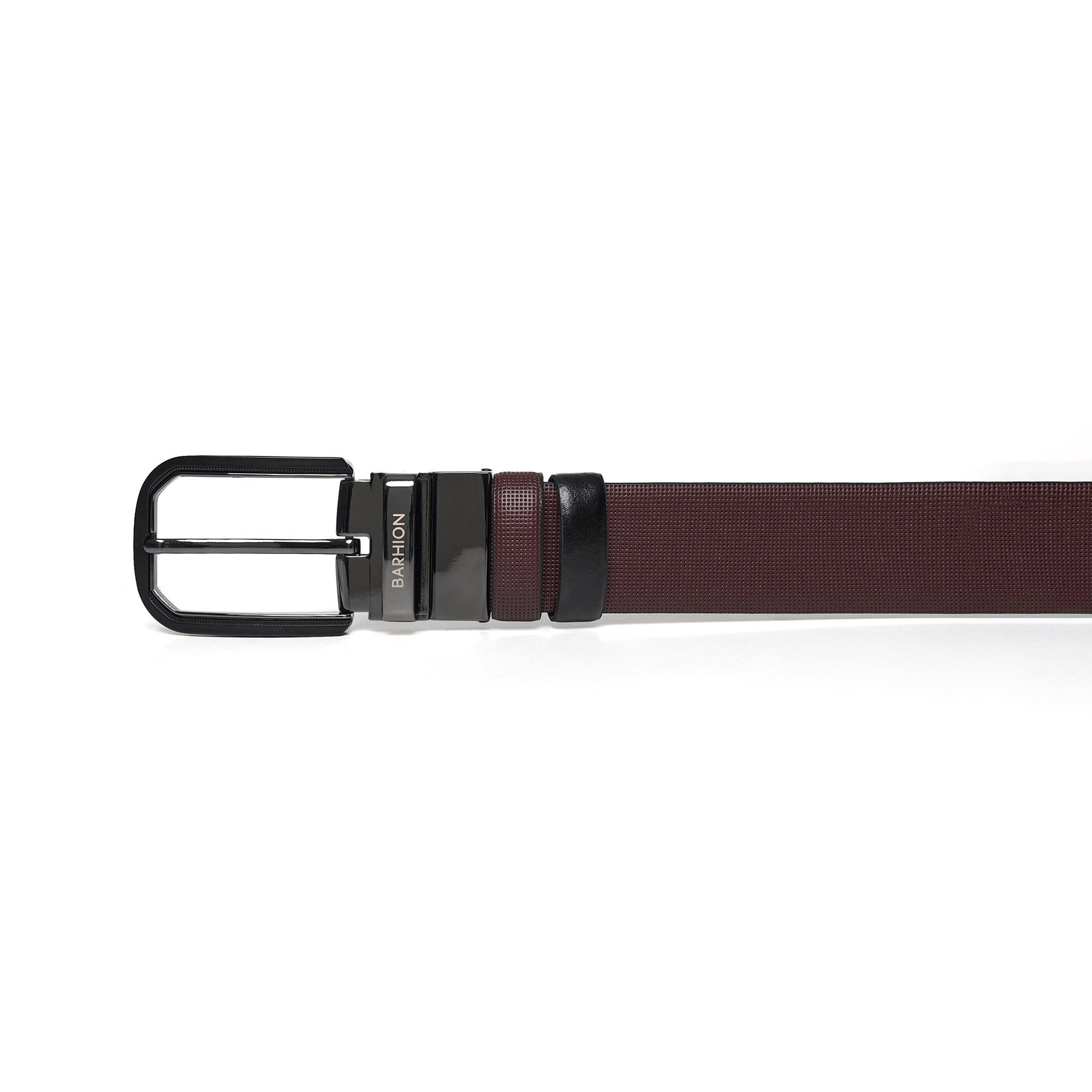 Men's Saffiano Reversible Calf Leather Handmade Belt M103 3