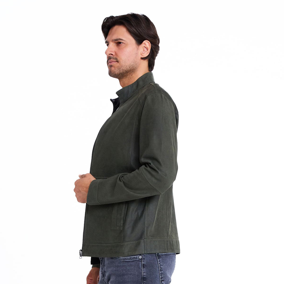 Men's Reversible Double-Faced Metis & Leather Jacket MJ400 3