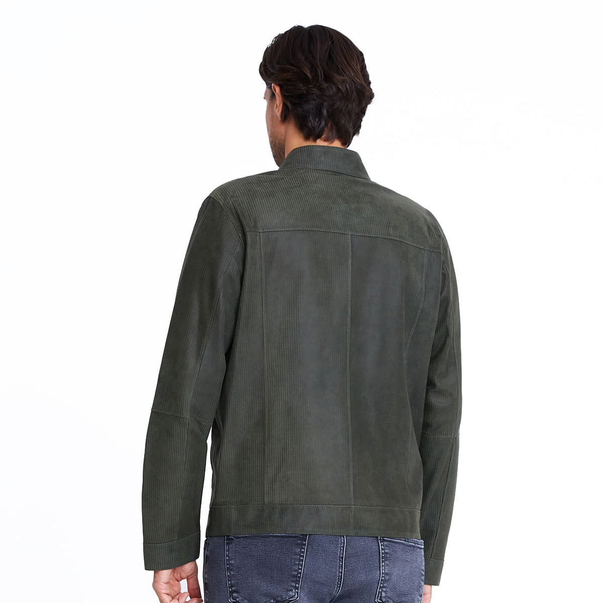 Men's Reversible Double-Faced Metis & Leather Jacket MJ400 4