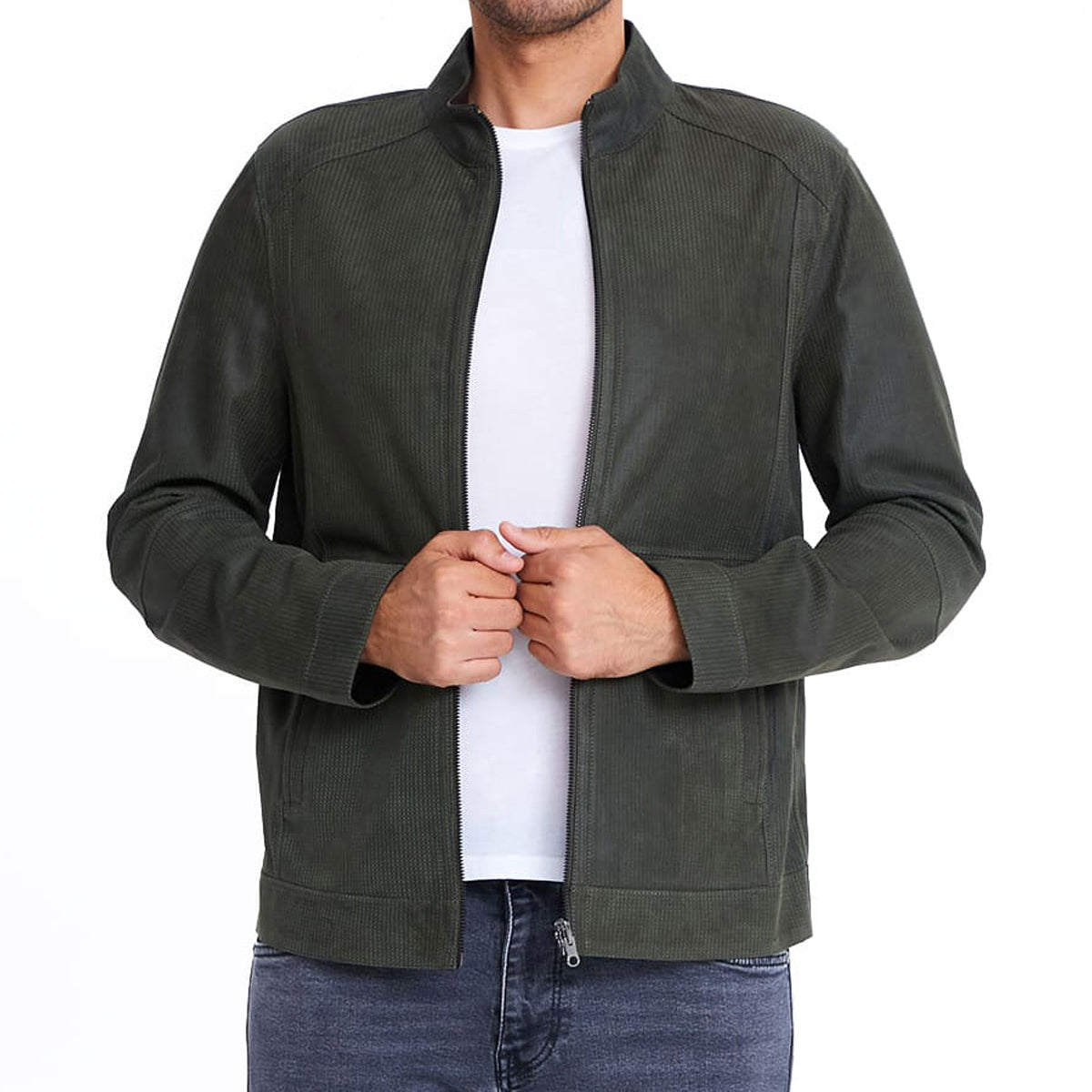 Men's Reversible Double-Faced Metis & Leather Jacket MJ400 5