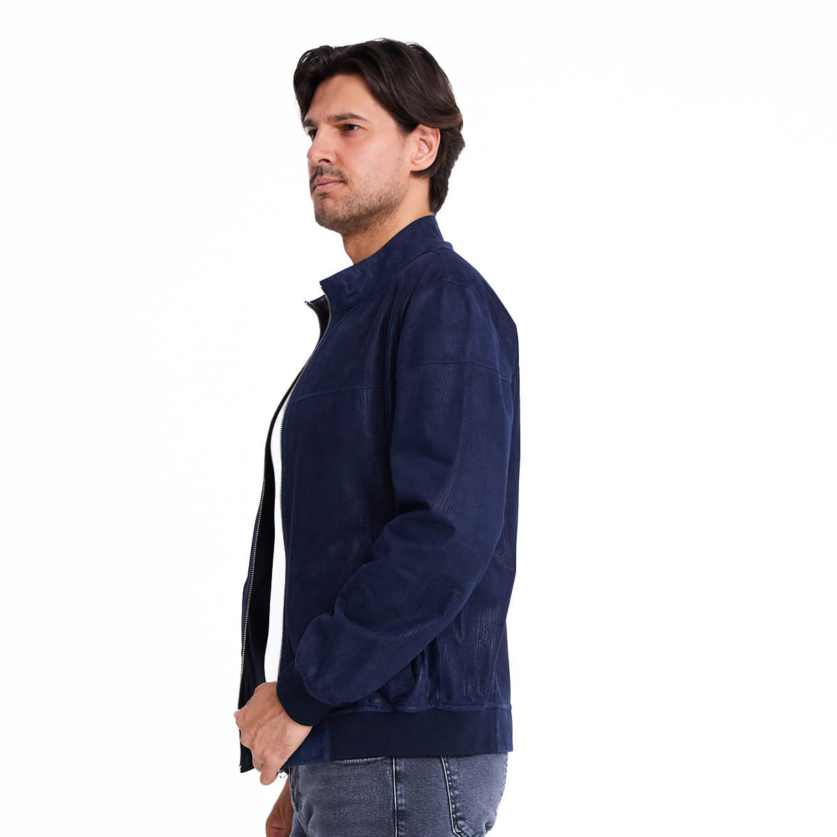 Men's Reversible Double-Faced Metis & Leather Jacket MJ403 3