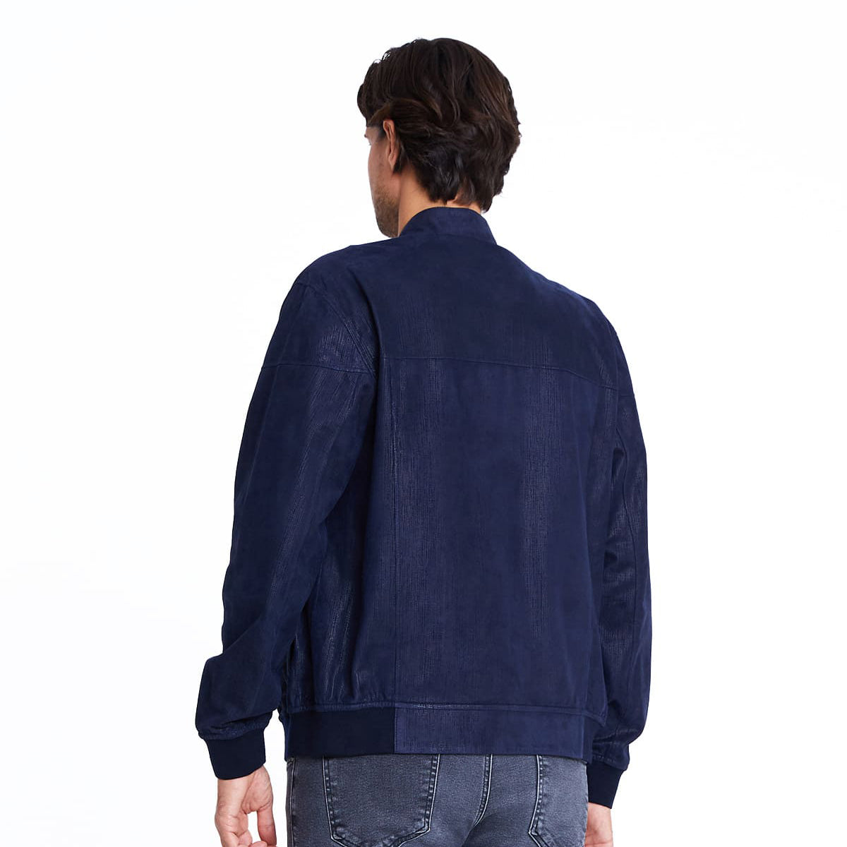 Men's Reversible Double-Faced Metis & Leather Jacket MJ403 4