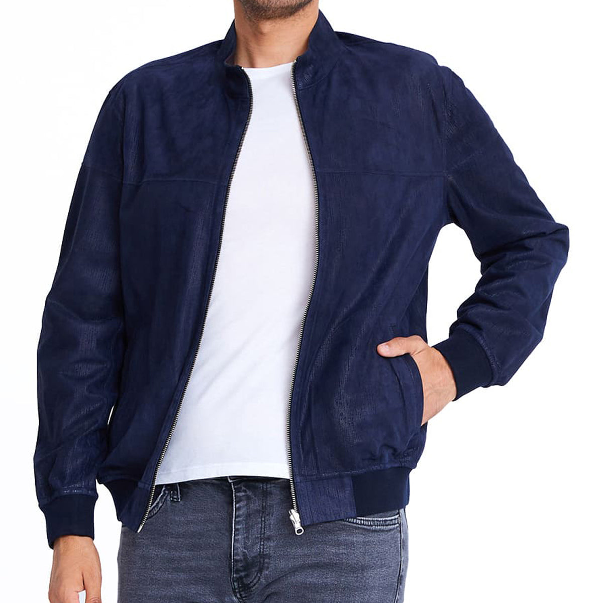 Men's Reversible Double-Faced Metis & Leather Jacket MJ403 5