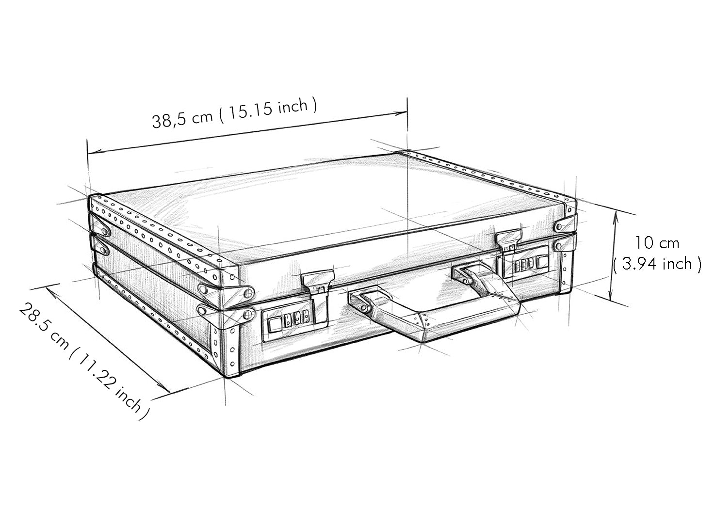 Barhion Artos Watch Case - Master Edition Parchment Patina Olive Green