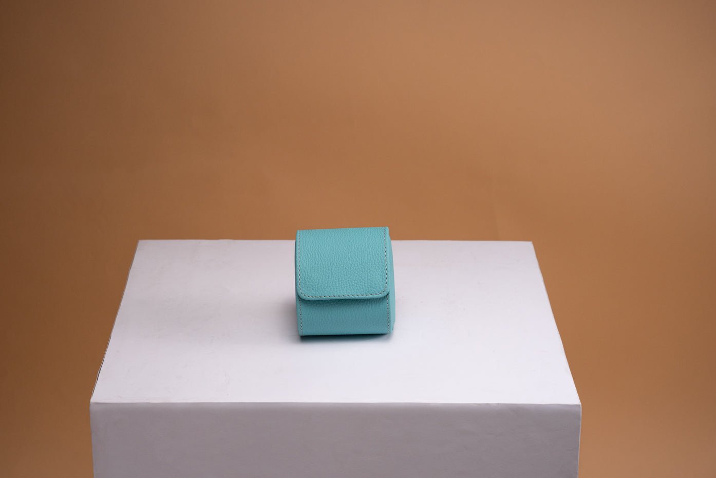 Barhion Galata Togo Tiffany Blue Watch Roll for 3 Watches