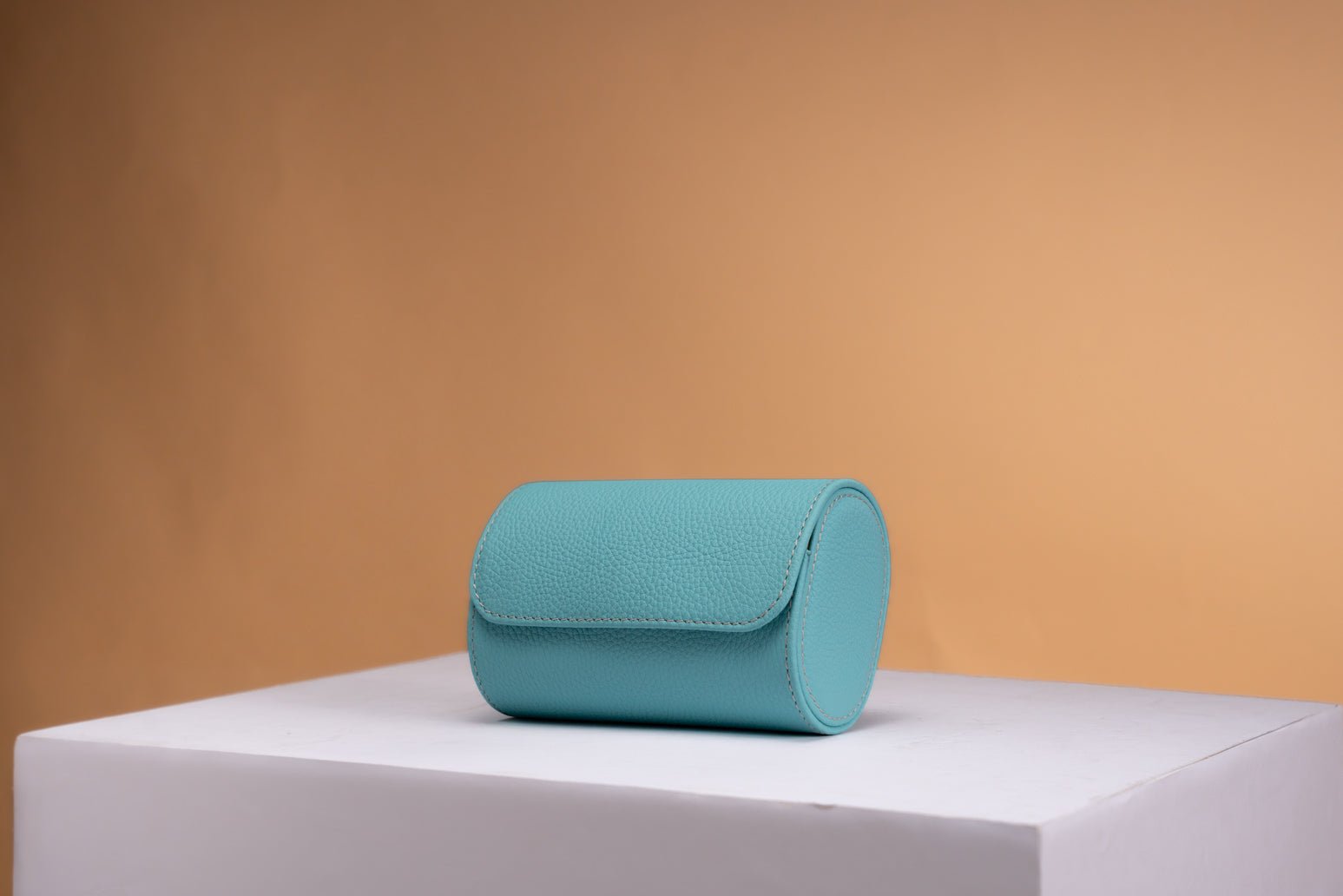 Barhion Galata Togo Tiffany Blue Watch Roll for 3 Watches