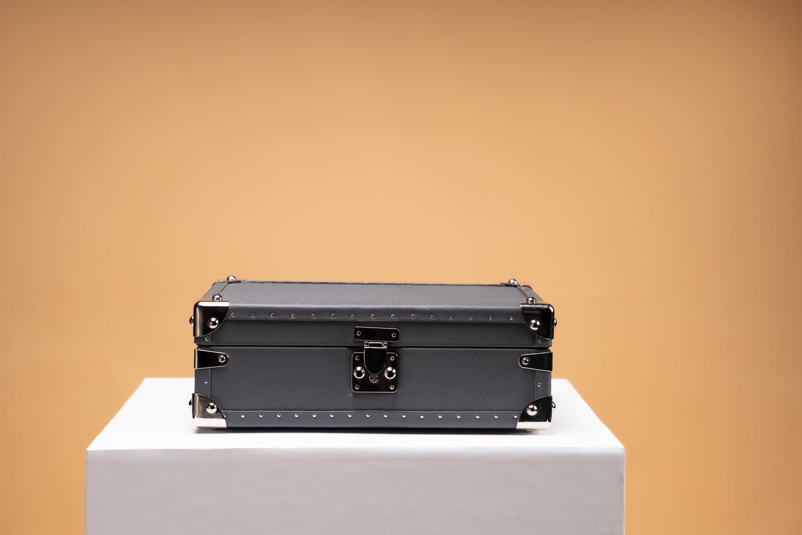 Barhion Petra Watch Case - Saffiano Dark Grey For 8 Watches