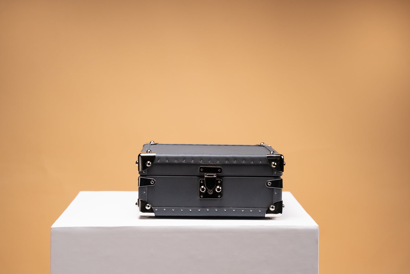 Barhion Petra Watch Case - Saffiano Dark Grey For 8 Watches