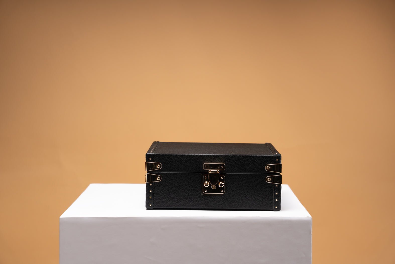 Barhion Petra Watch Case - Togo Black For 8 Watches