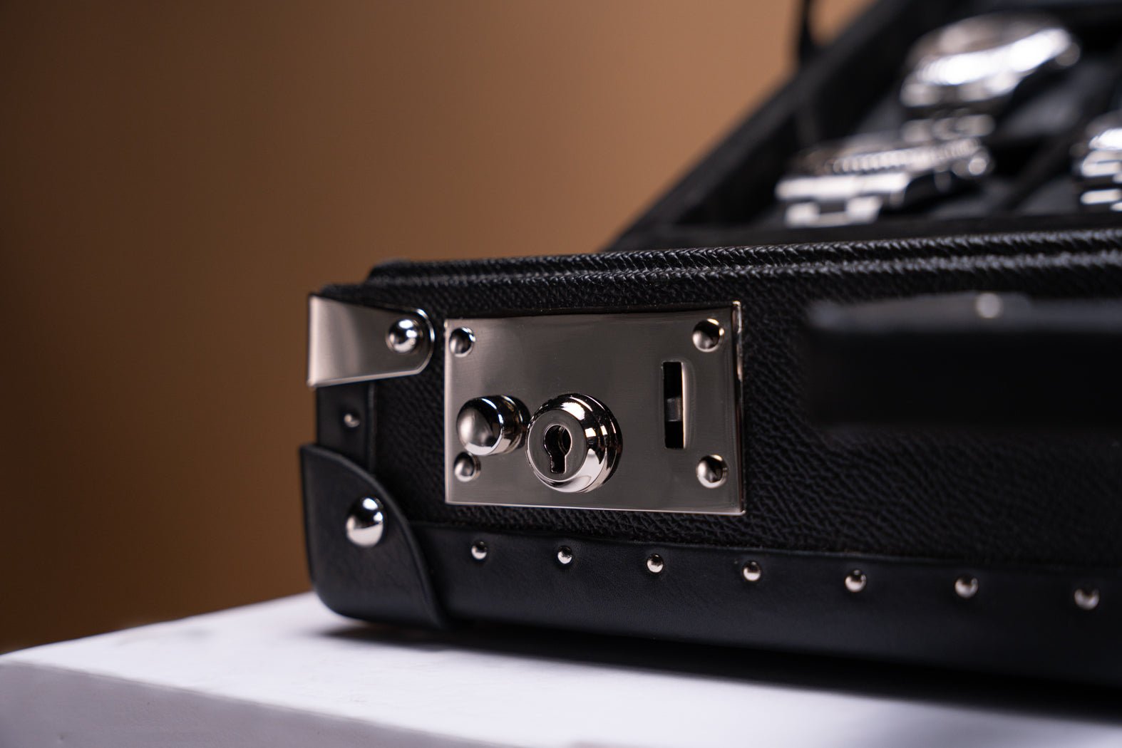 Barhion Watch Collector Case - Master Edition Saffiano Black