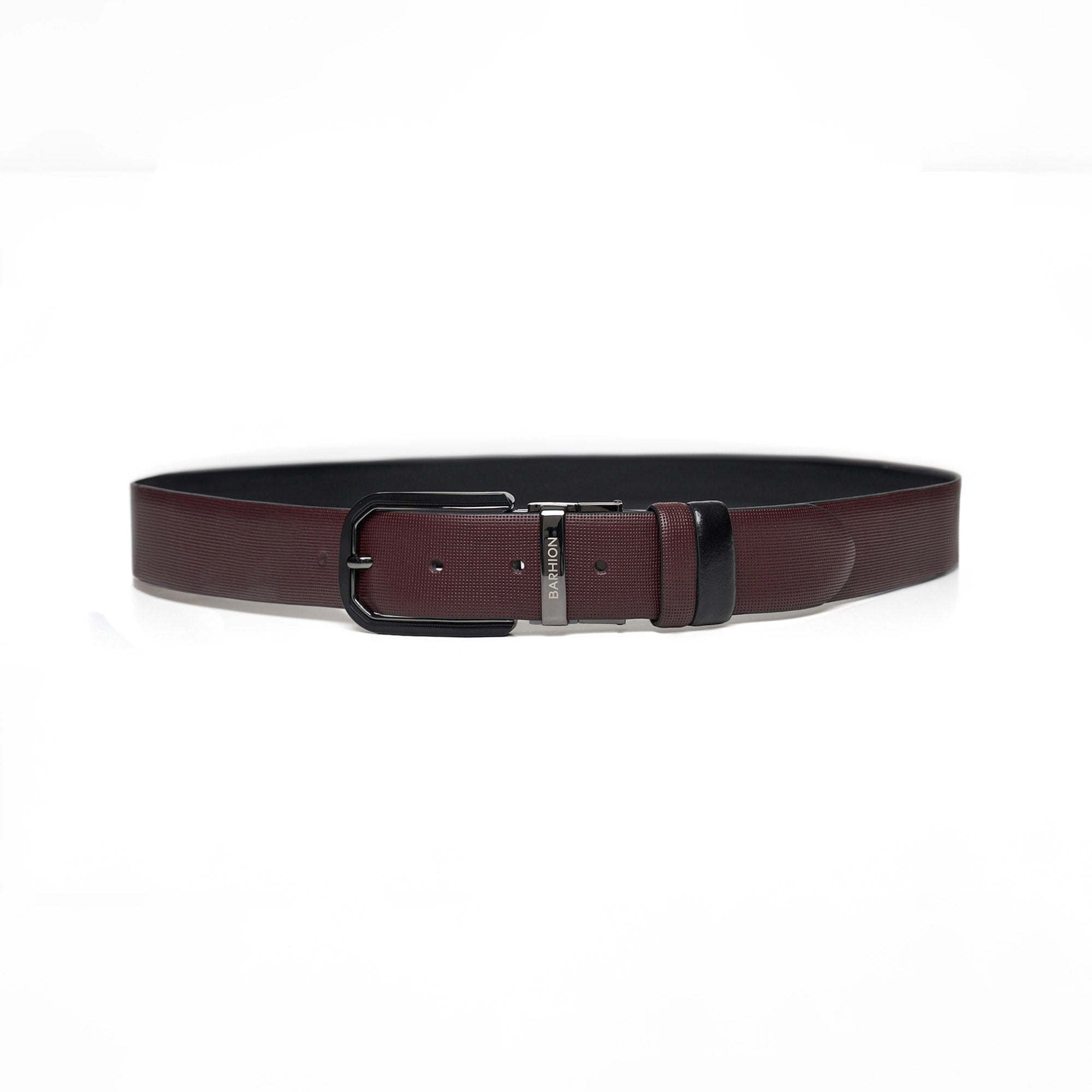 Men's Saffiano Reversible Calf Leather Handmade Belt M103