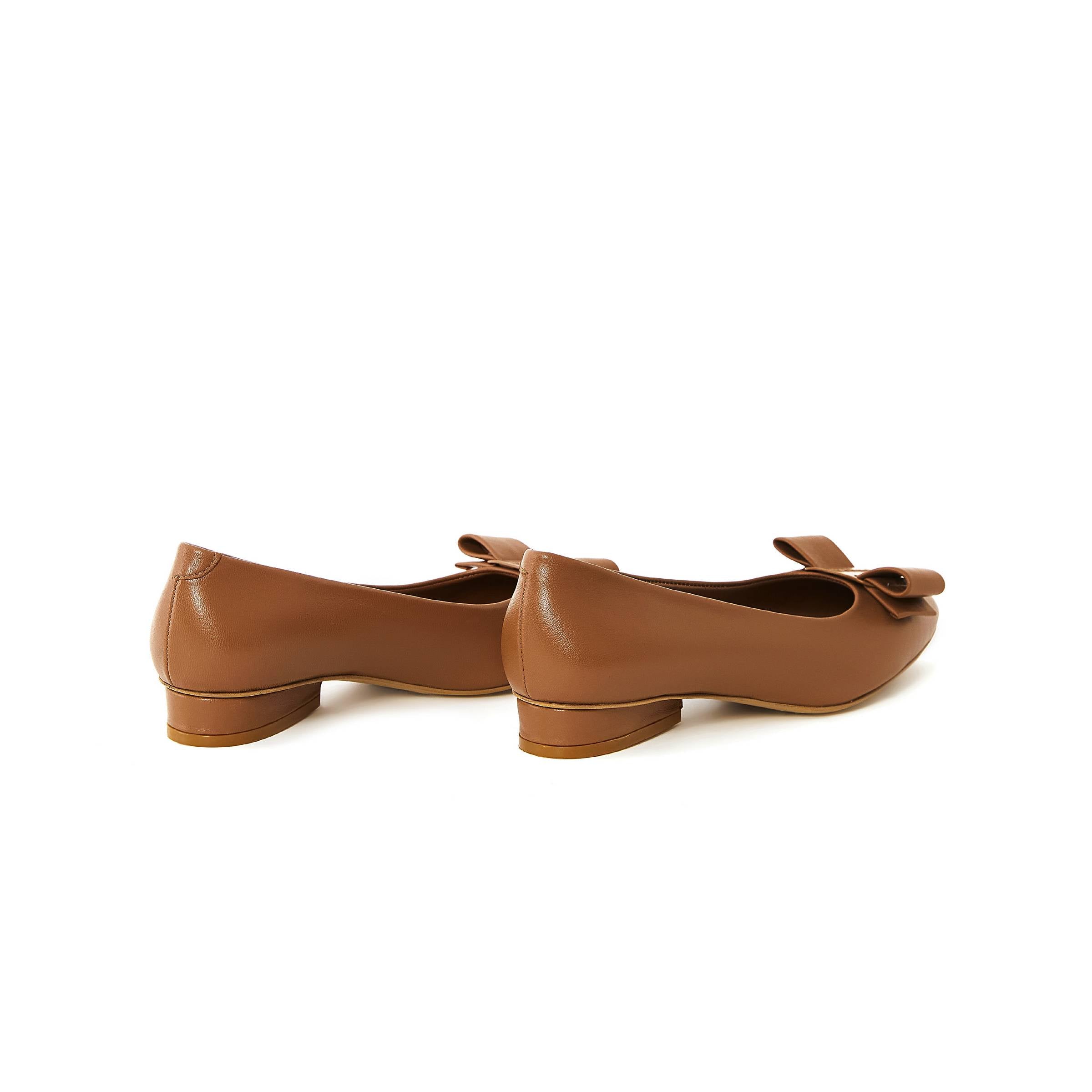 Women's Metisse Leather Handmade Flats W1006 3