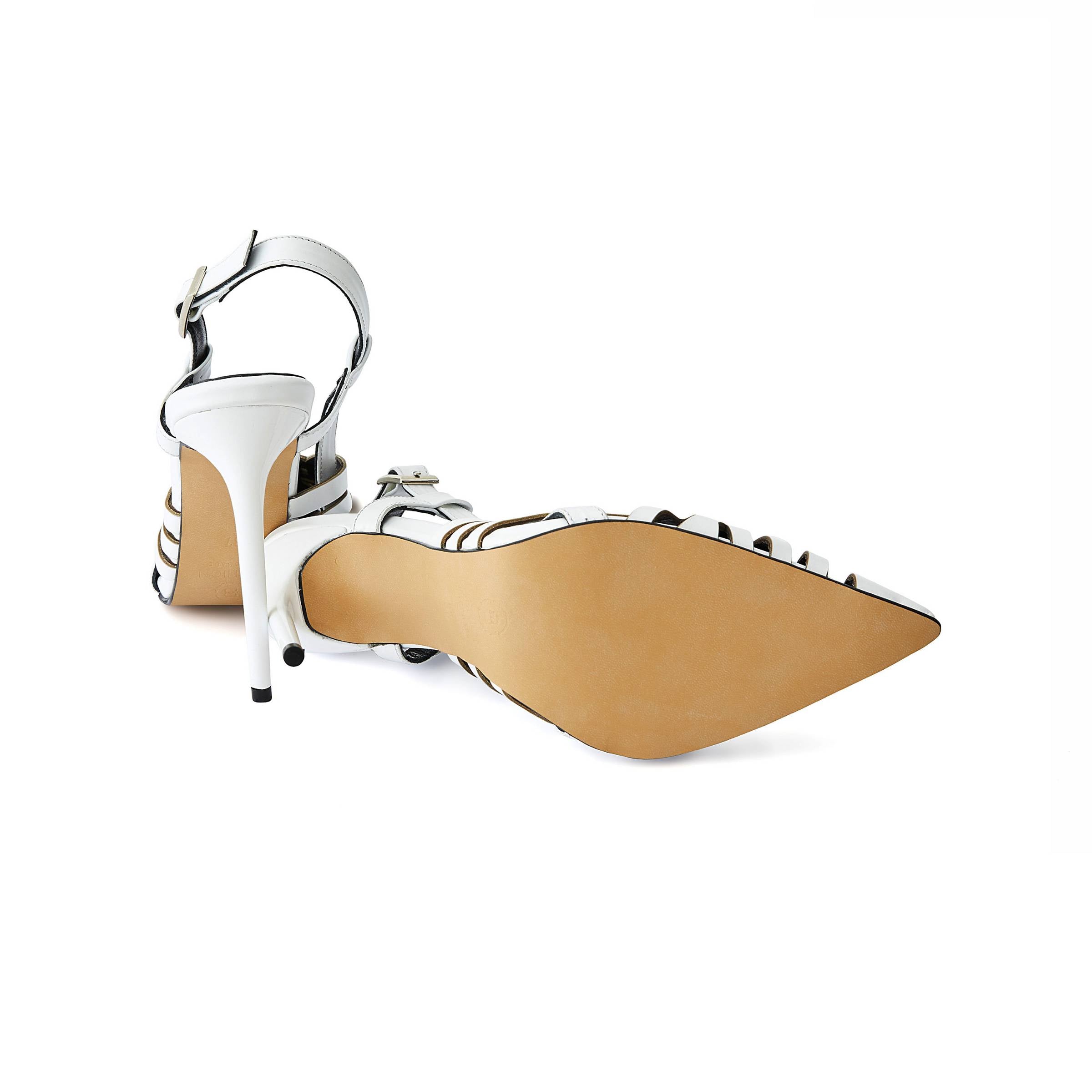 Women's Calf Leather Handmade Stiletto W2007