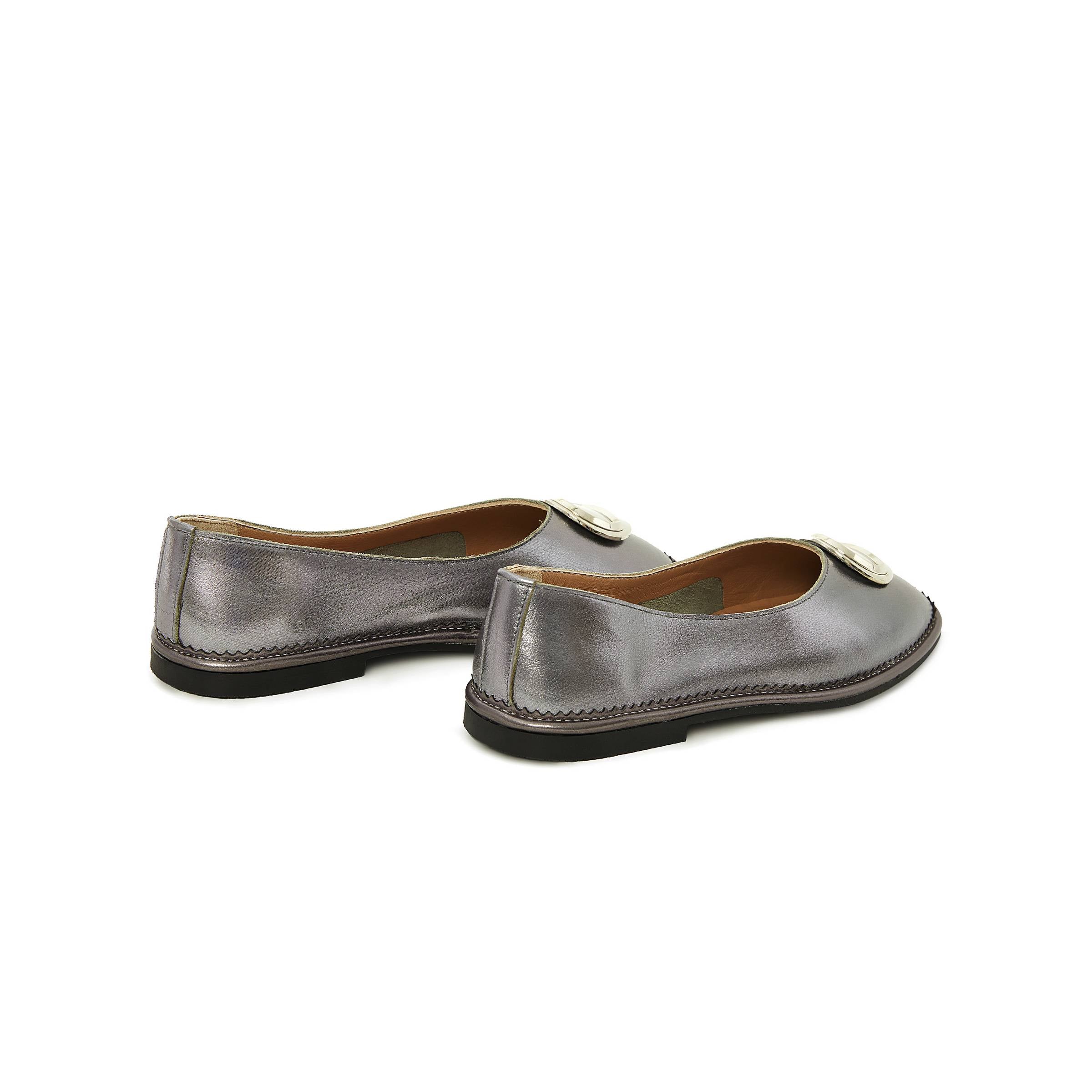 Women's Calf Leather Handmade Flats W3002