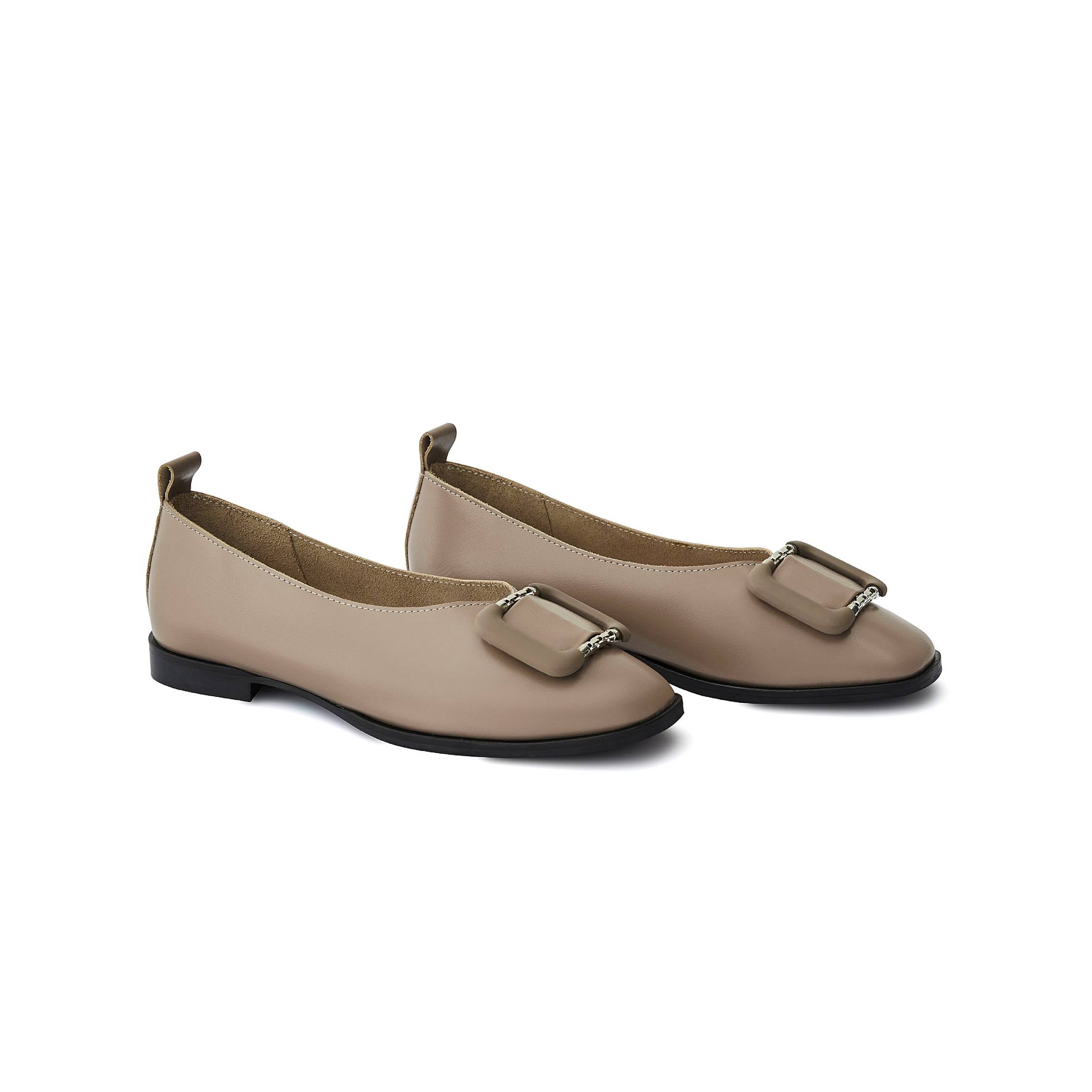 Women's Calf Leather Handmade Flats W3003 9