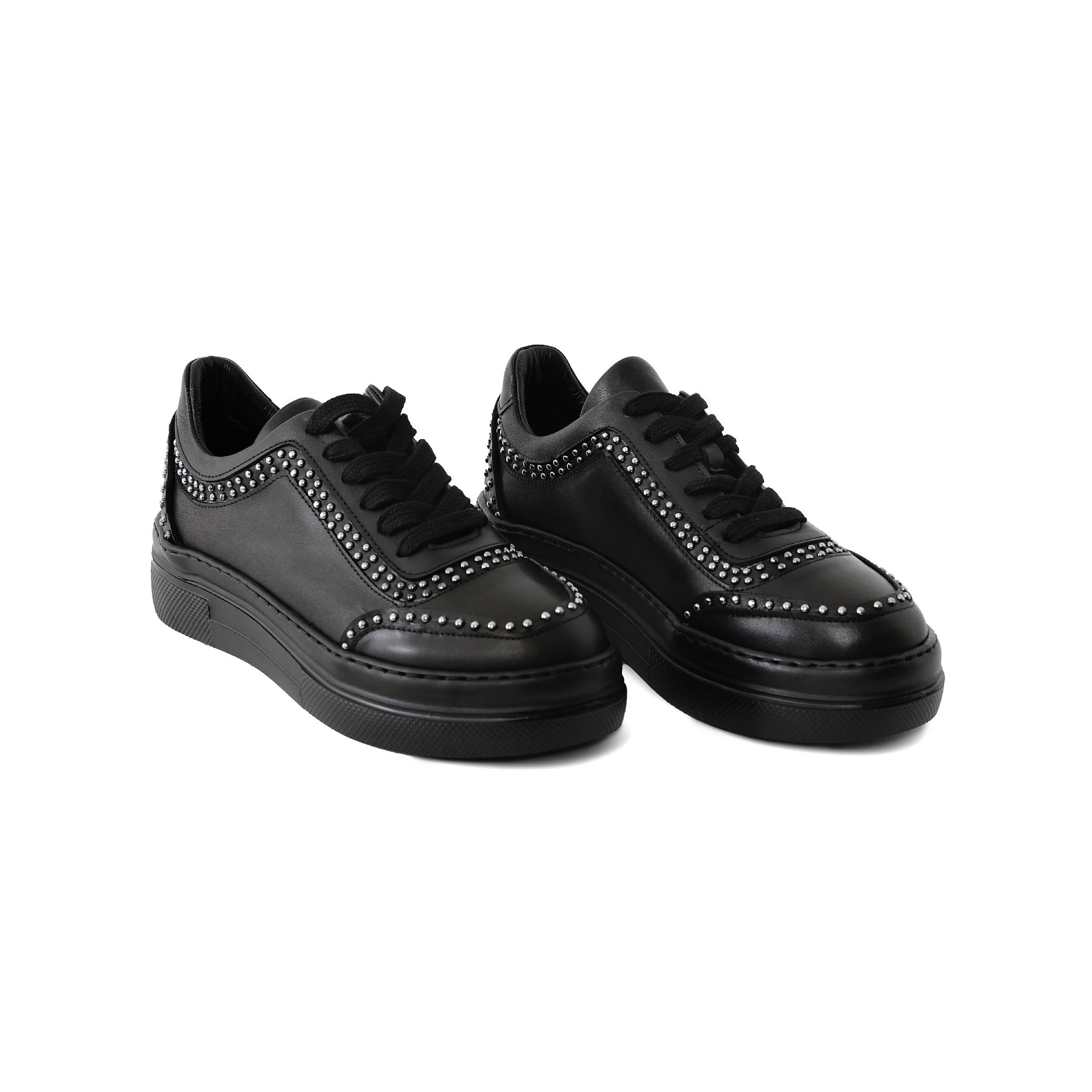 Women's Metisse Leather Handmade Sneakers W5005