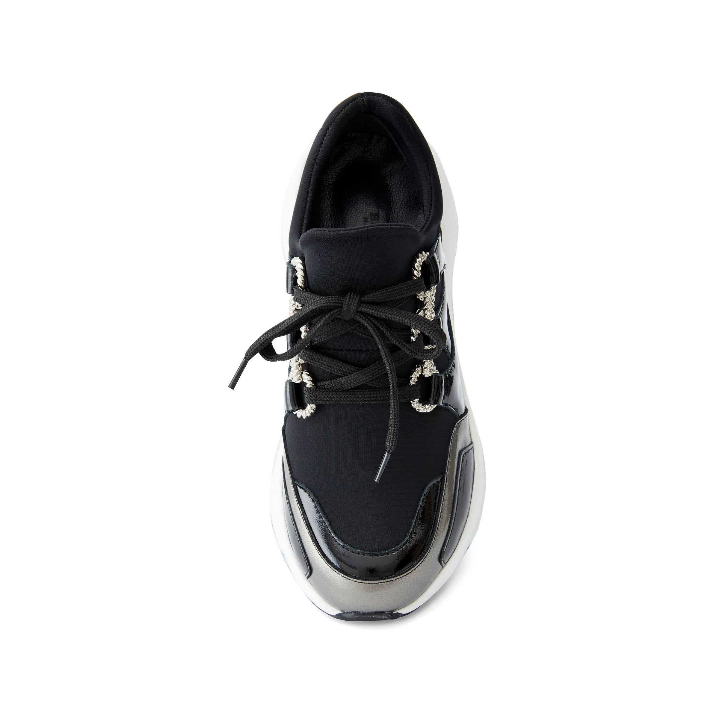 Women's Rugan Calf Leather Scuba Handmade Sneakers W5009