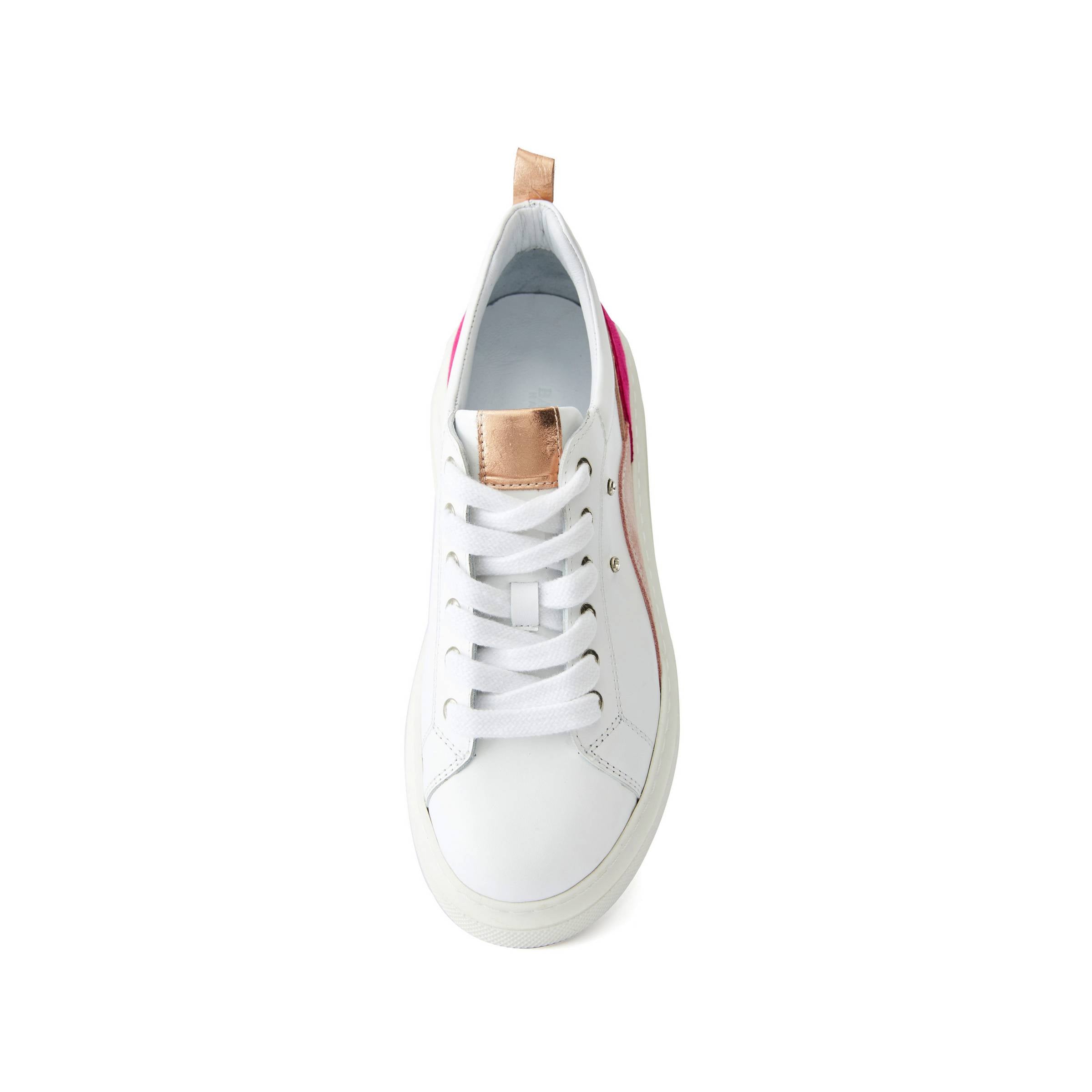 Women's Calf Leather Handmade Sneakers W5016