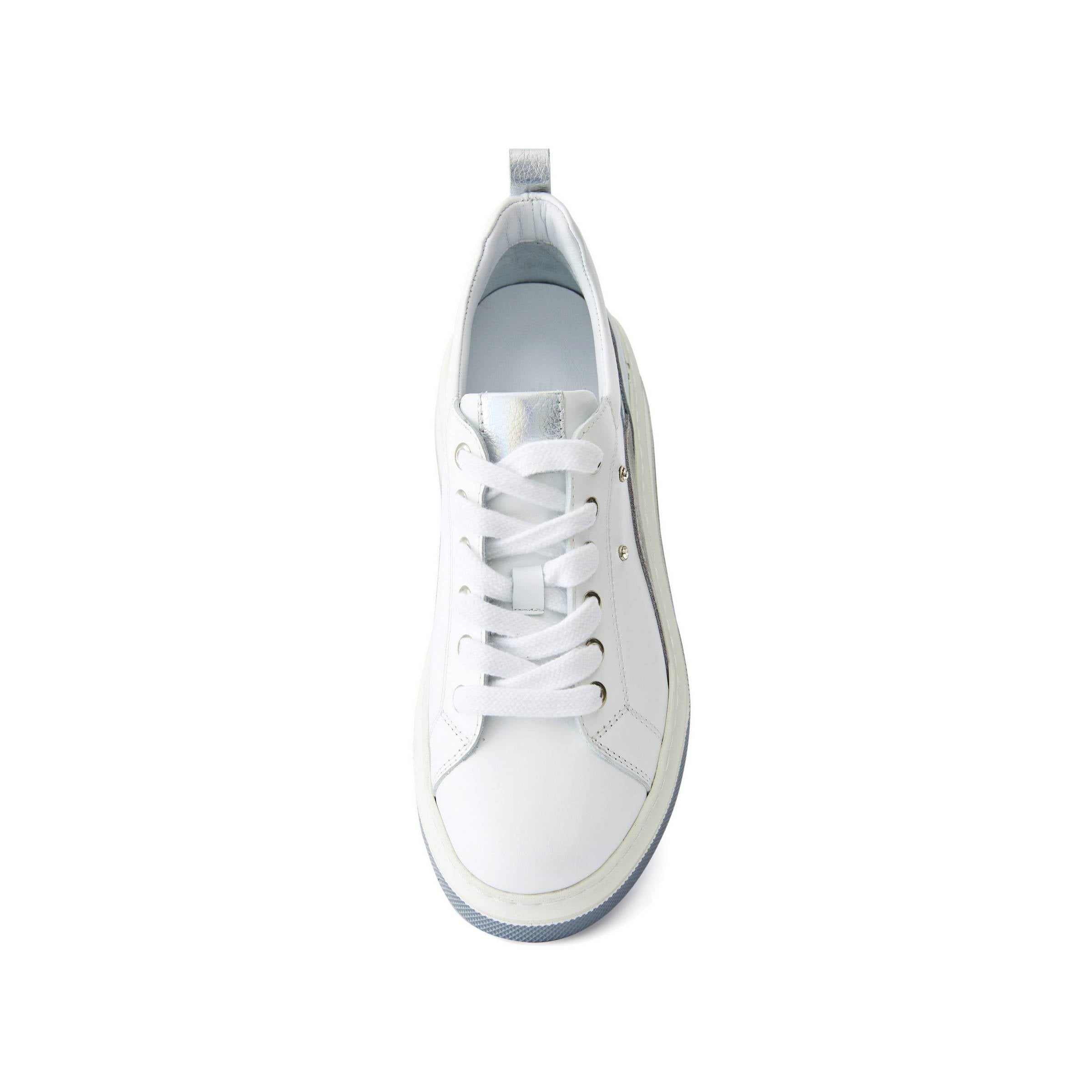 Women's Calf Leather Handmade Sneakers W5016