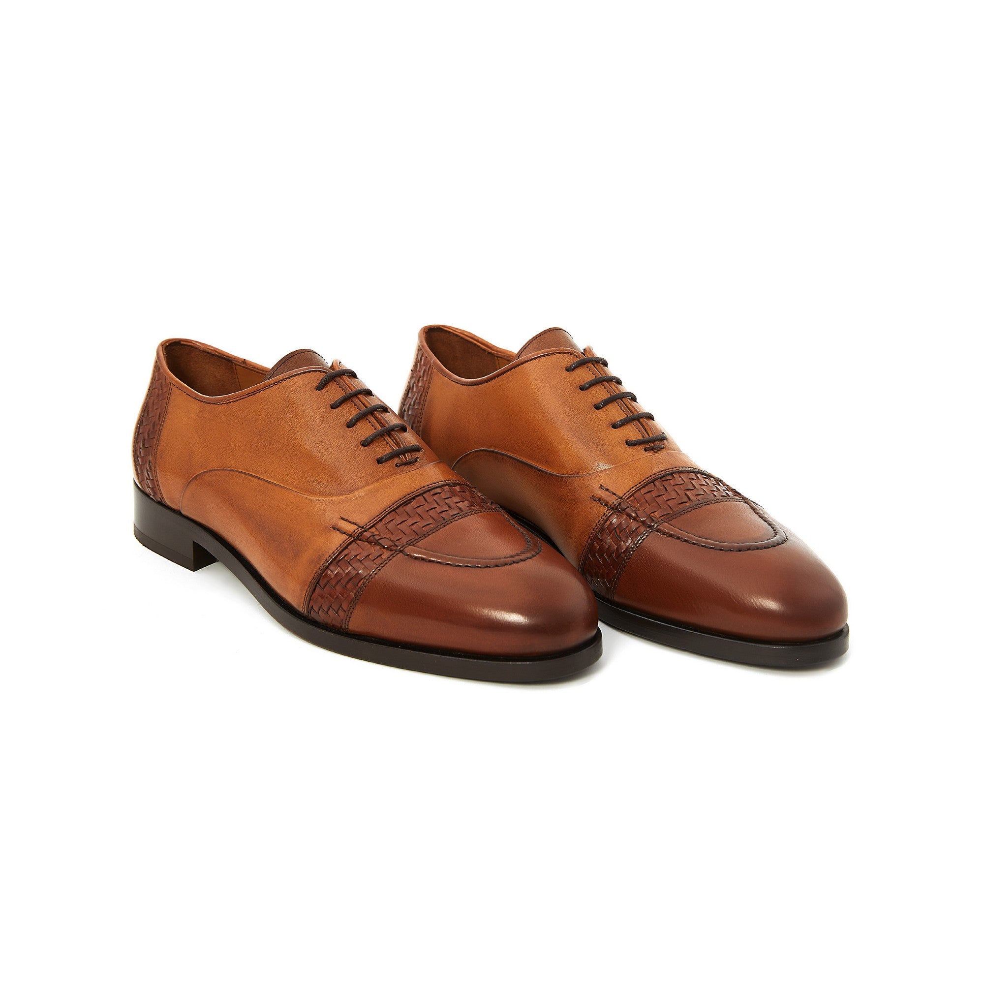 Men's Buffalo Leather Handmade Derby M7016 2