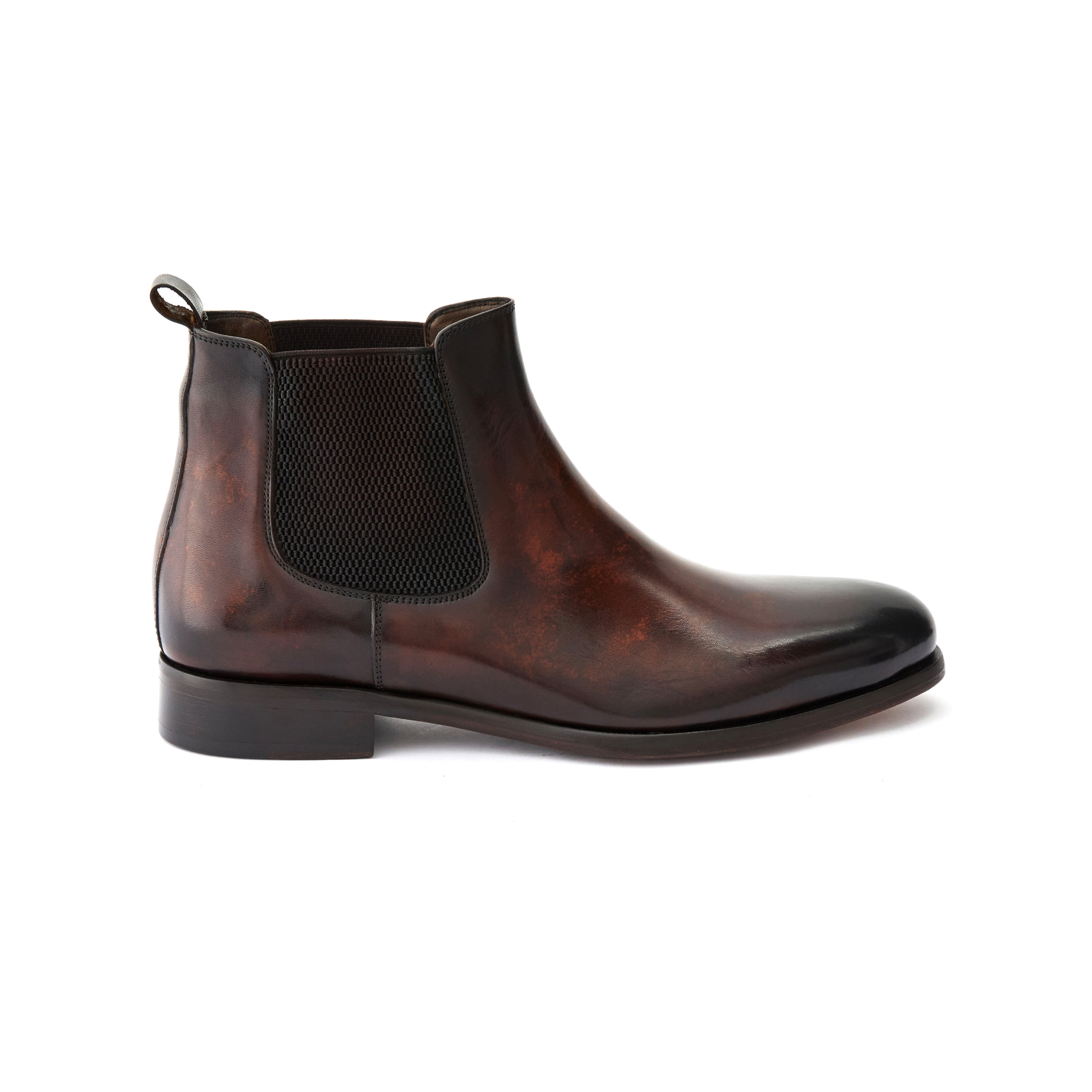 Men's Calf Leather Handmade Chelsea Boots M10004