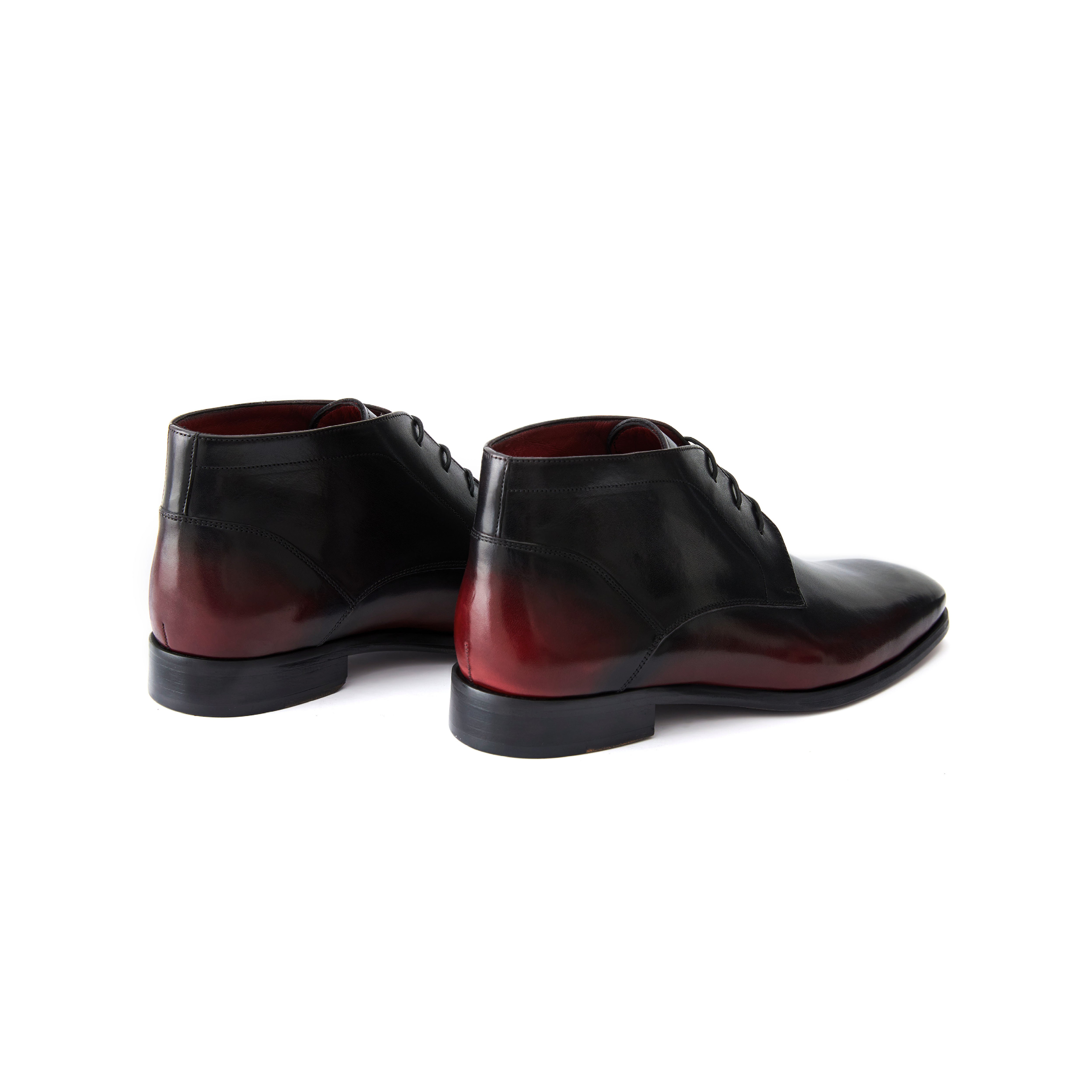 Men's Calf Leather Handmade Derby Boots M10001