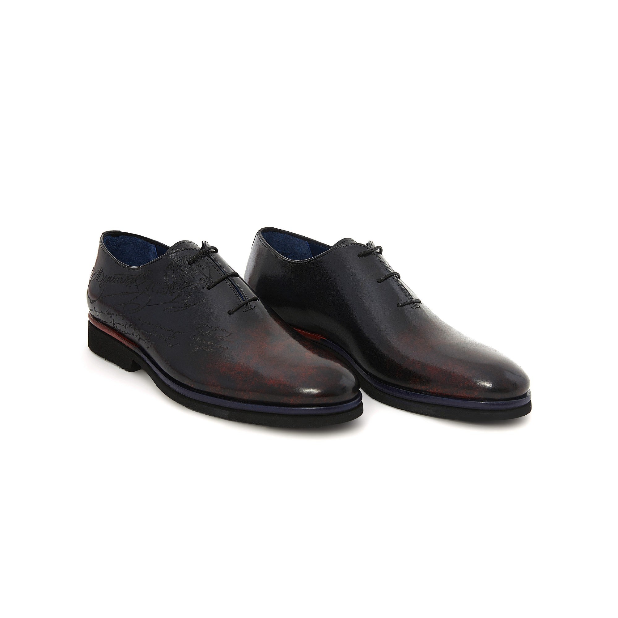 Men's Calf Leather Lace Up Handmade Oxford M7041