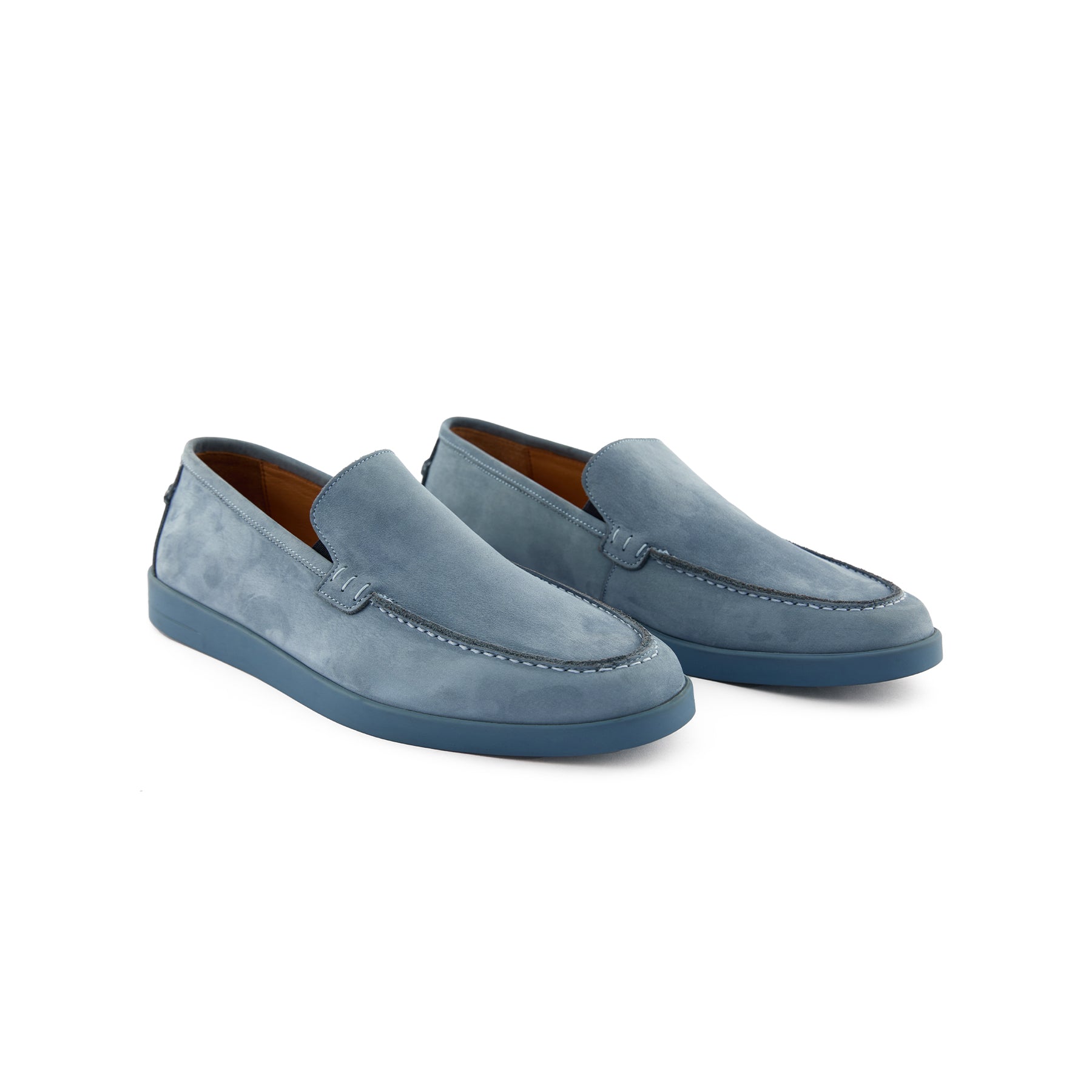 Men's Suede Calf Leather Handmade Loafer M7011