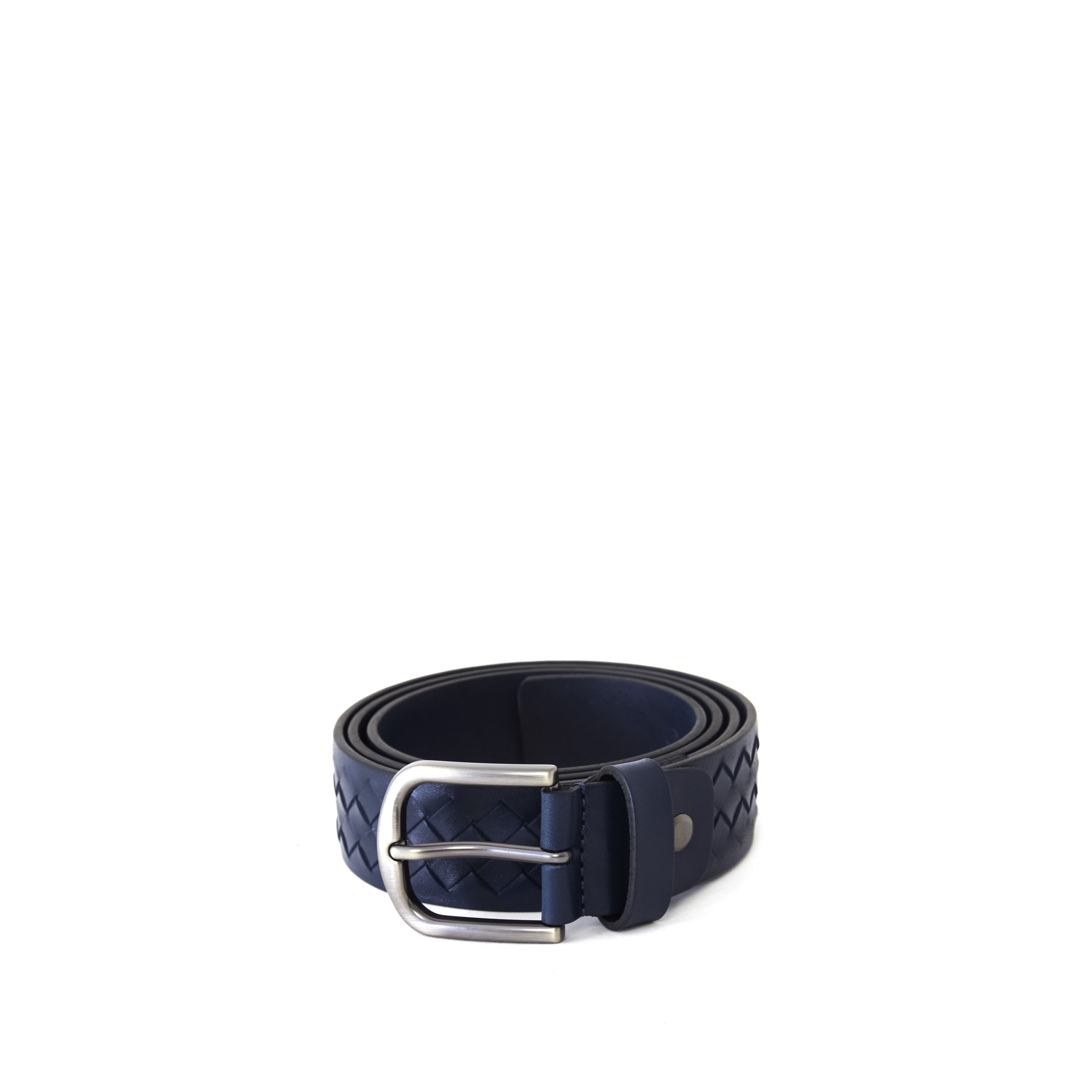 Men's Braided Calf Leather Handmade Belt M106