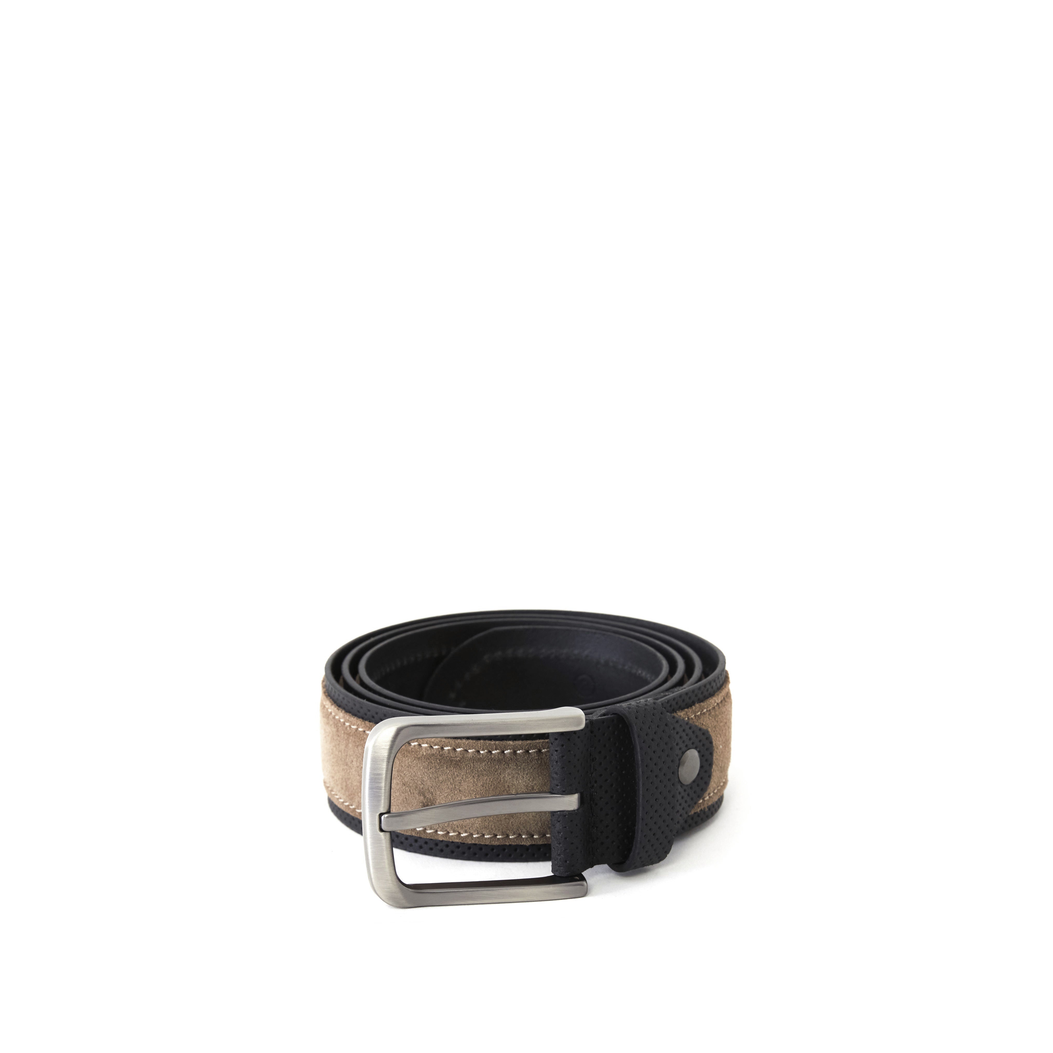 Men's Calf Leather Suede Handmade Belt M113 15