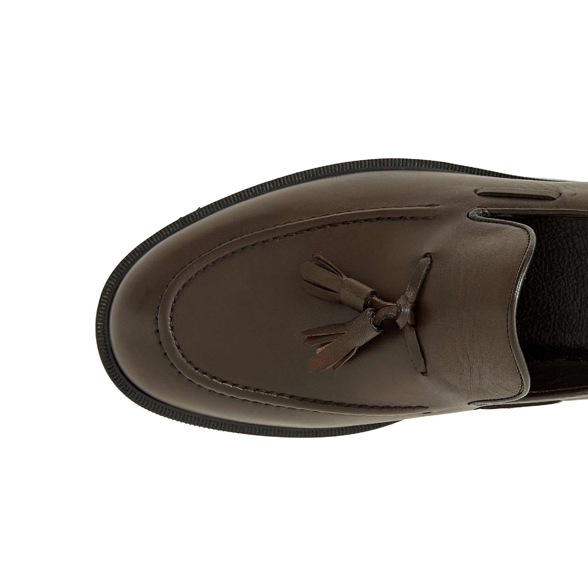 Men's Calf Leather Handmade Moccasin M7054