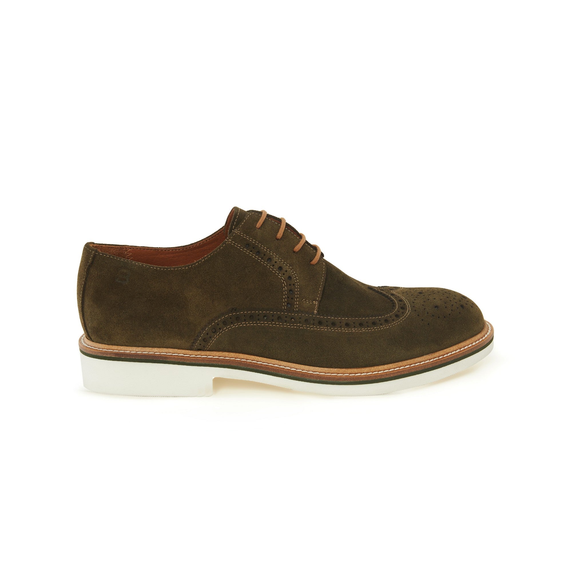 Men's Suede Calf Leather Handmade Oxford M9013 7