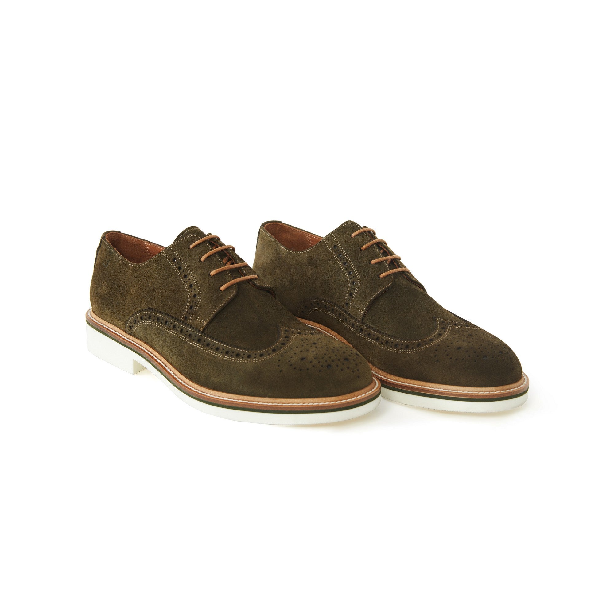 Men's Suede Calf Leather Handmade Oxford M9013 8