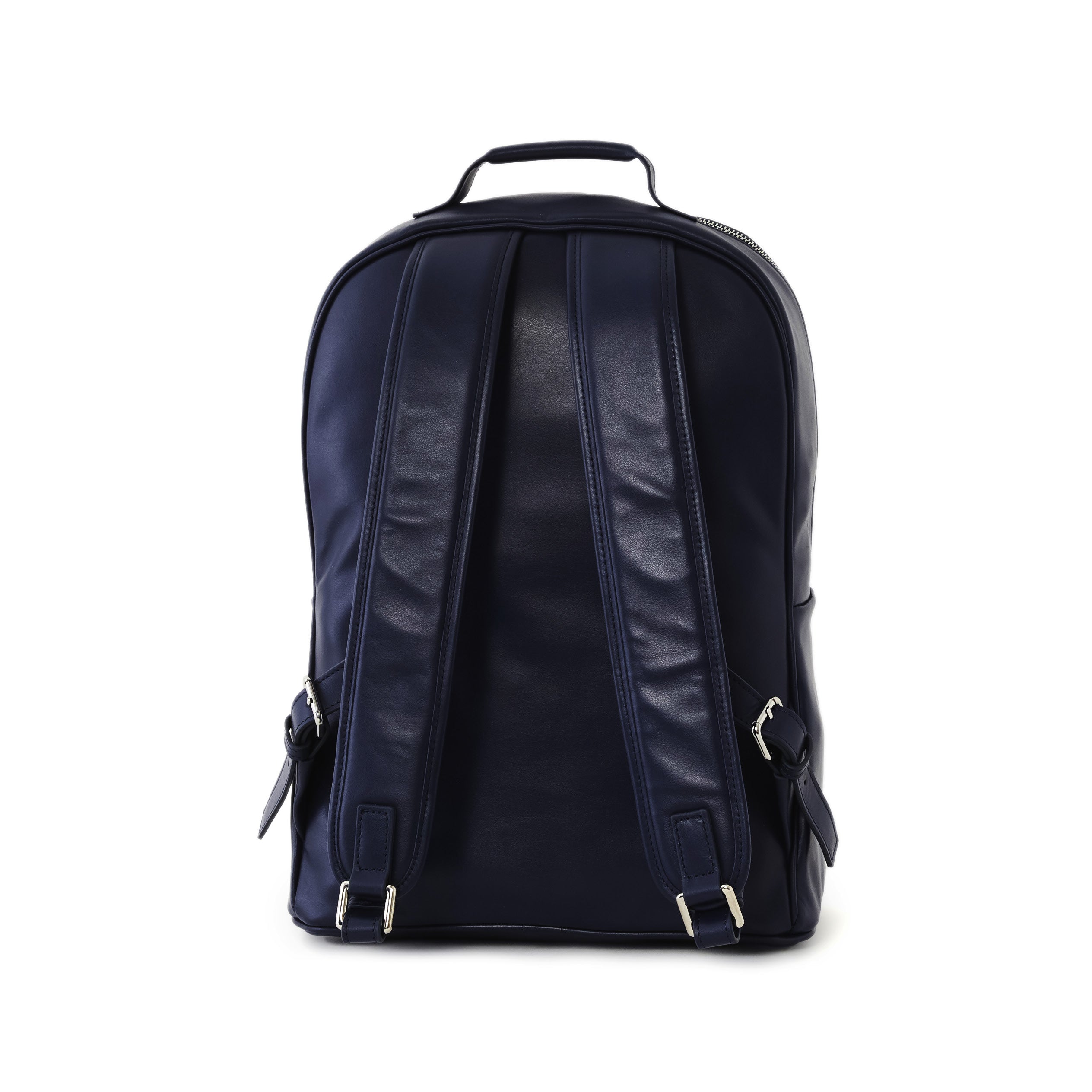 Men's Calf Leather Knit Pattern Handmade Backpack U25000 9