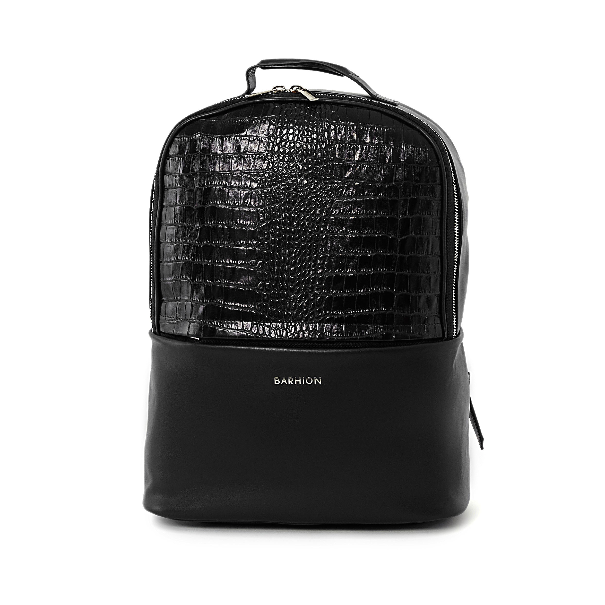 Crocodile leather backpack sale