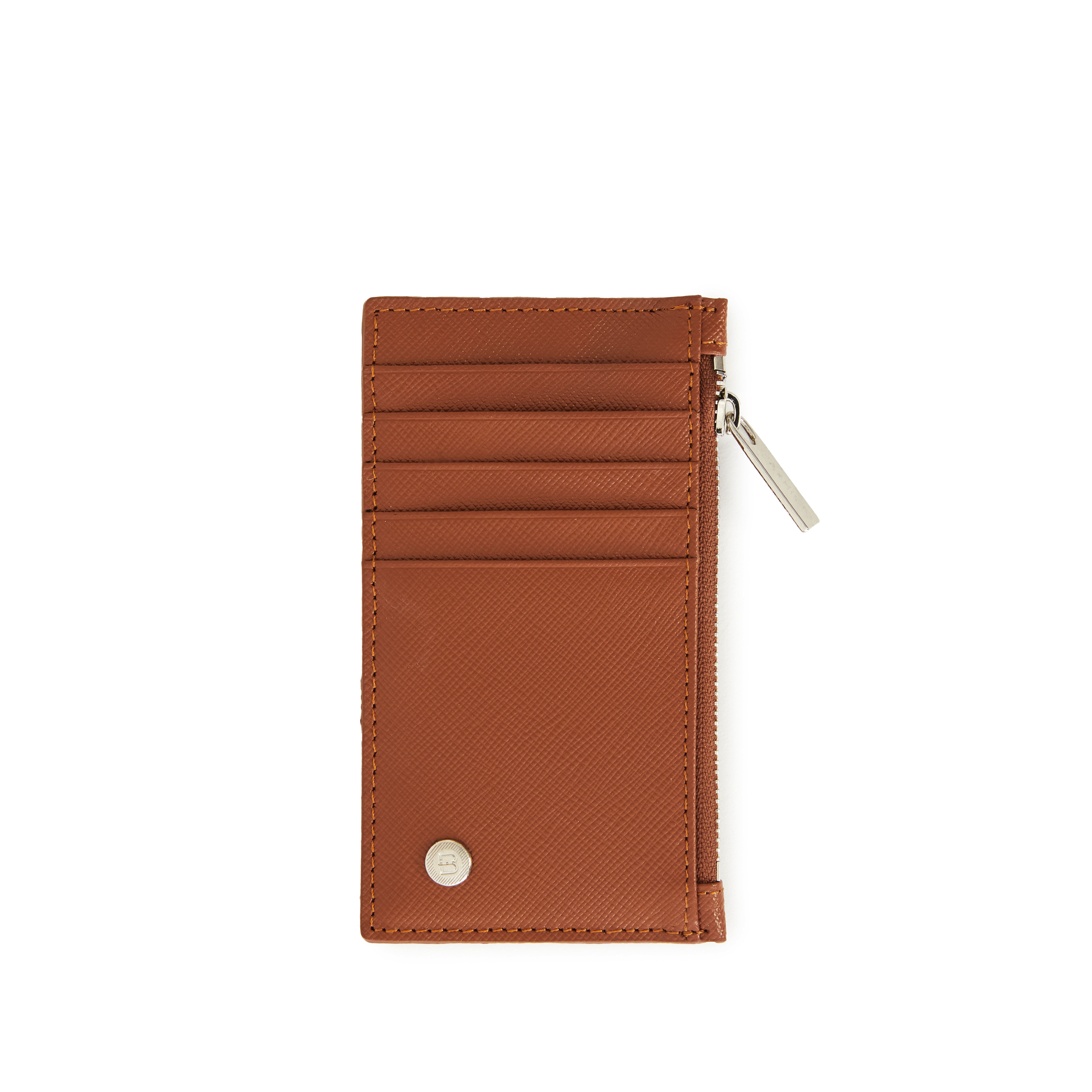 Men's Calf Leather Saffiano Handmade Cardholder Wallet U25016